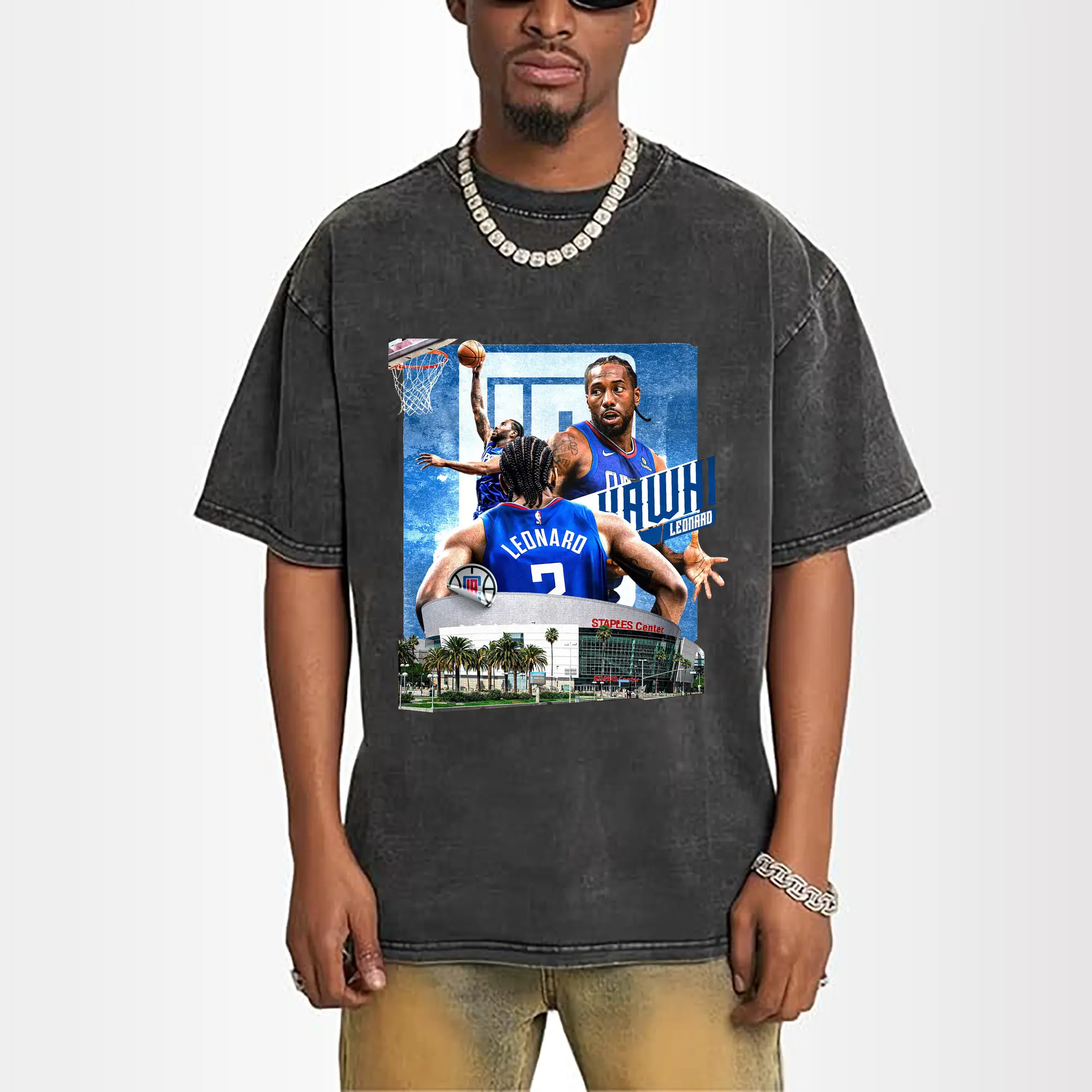Kawhi Leonard LA Clippers Staples Center Vintage Shirt