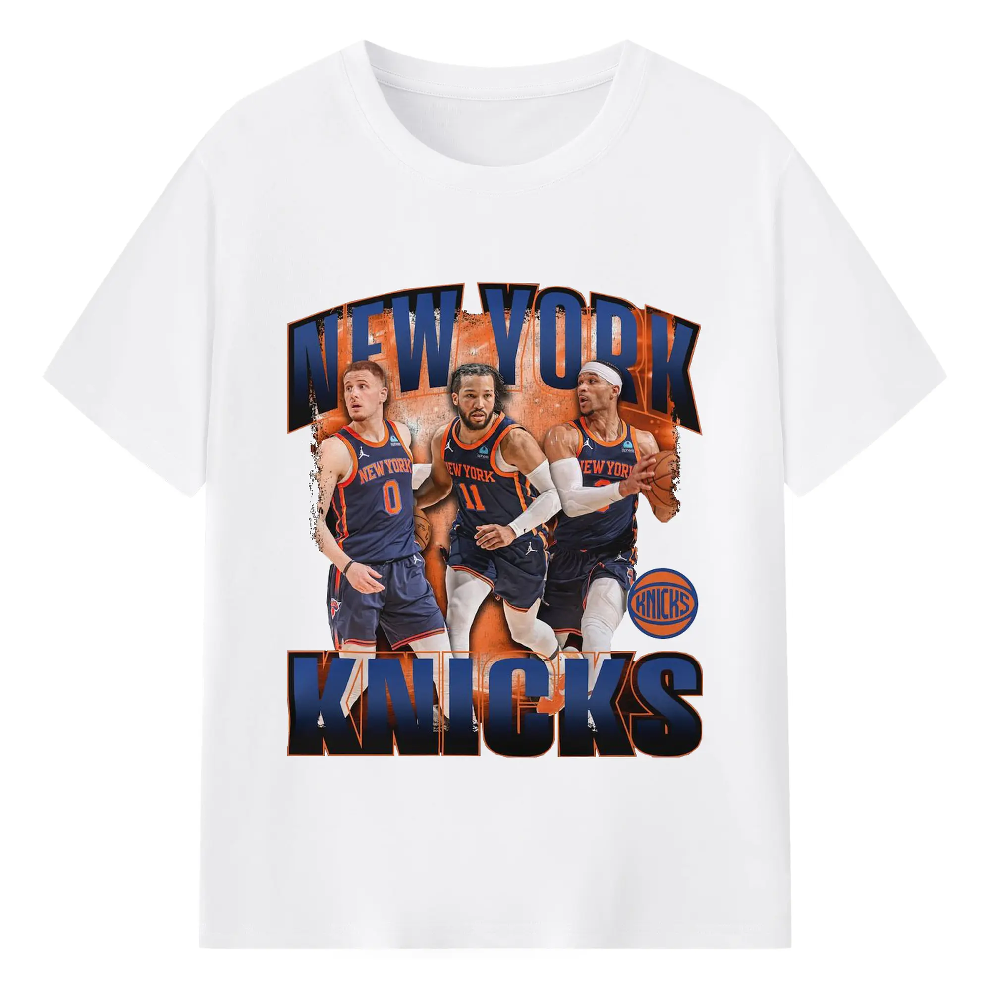 Brunson, DiVincenzo & Hart Team Graphic Shirt - 180g Cotton T-Shirt With Front Heat Transfer Print – Soft, Lightweight, Fitted Design – Comfortable Casual Wear For Sports & Everyday Use