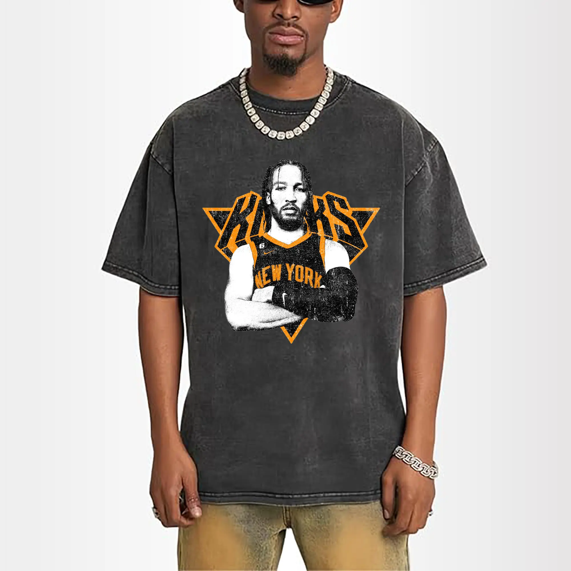Brunson x NYC Hardcore Streetball Graphic Shirt