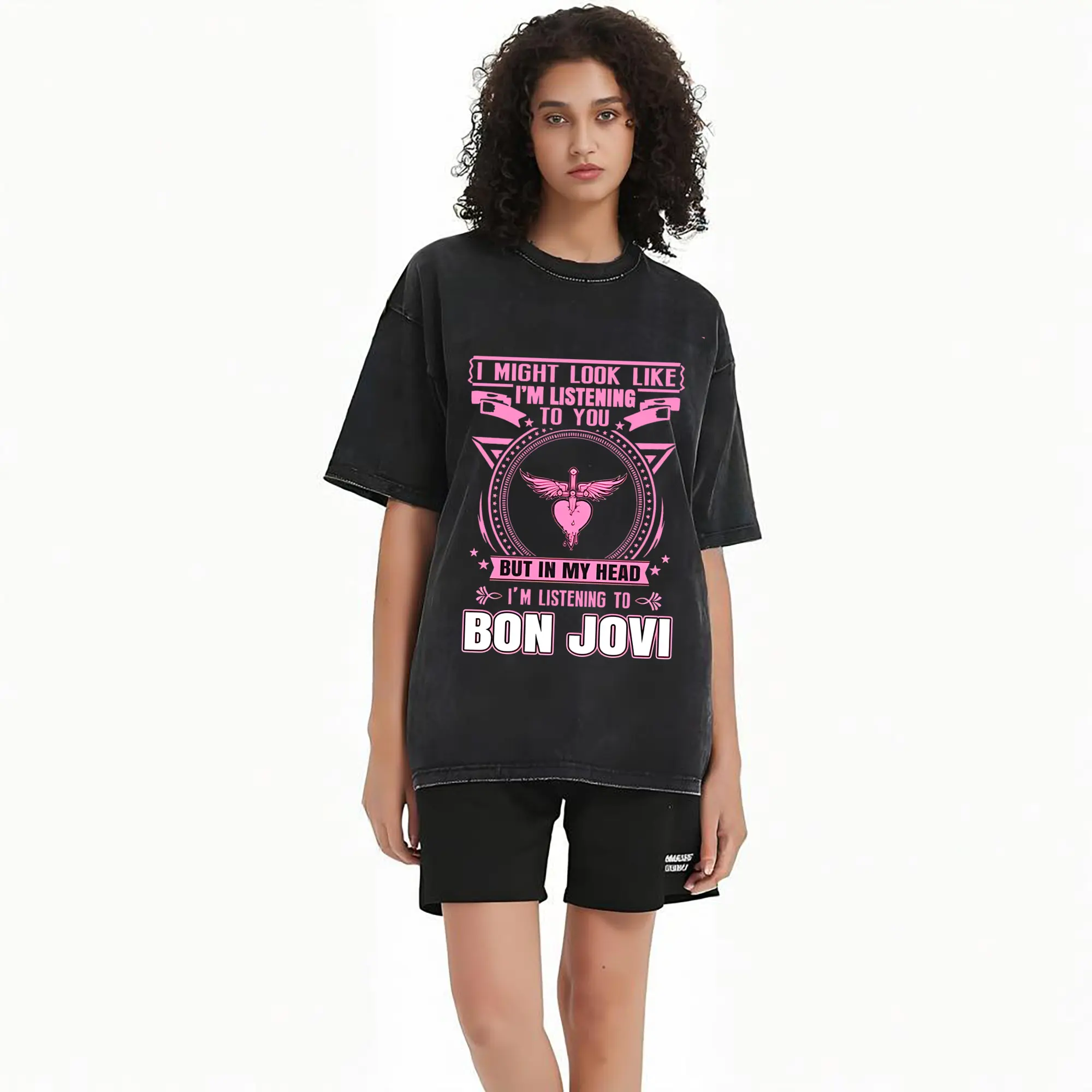 “In My Head I’m Listening To Bon Jovi”  Bon Jovi Fan Shirt