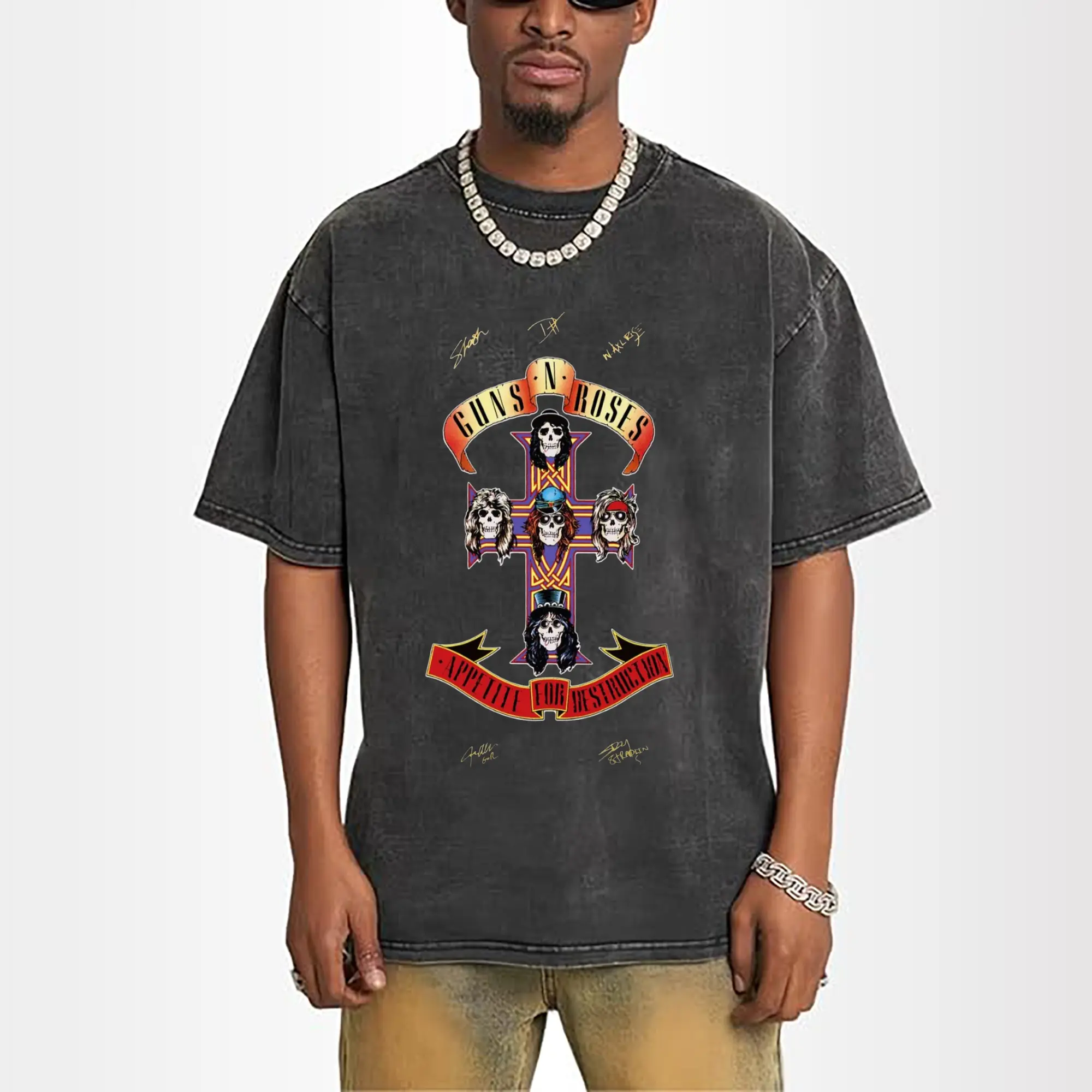 Guns N' Roses《Appetite for Destruction》Limited DIY Shirt