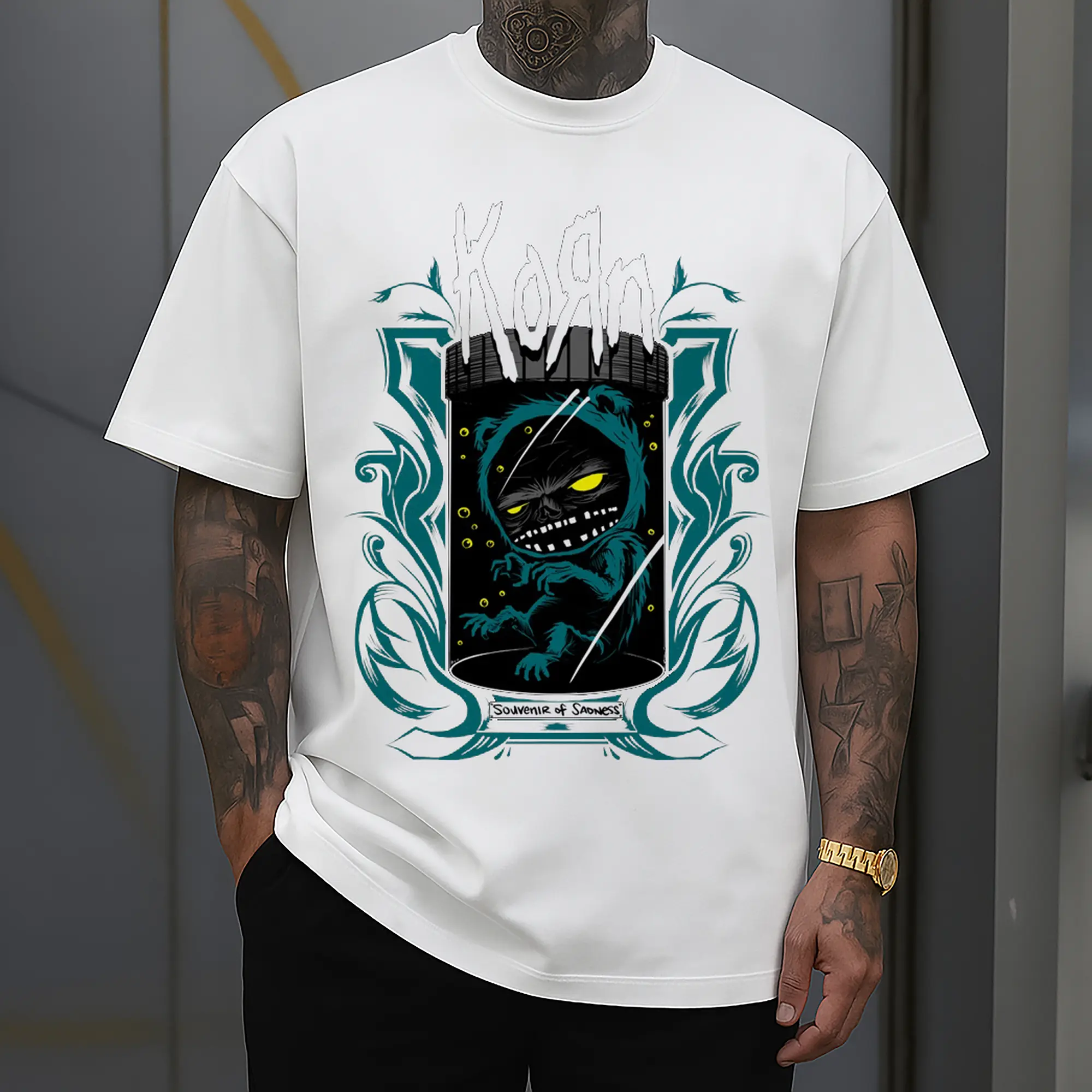 Korn Dark Fantasy Alternative Rock DIY Shirt