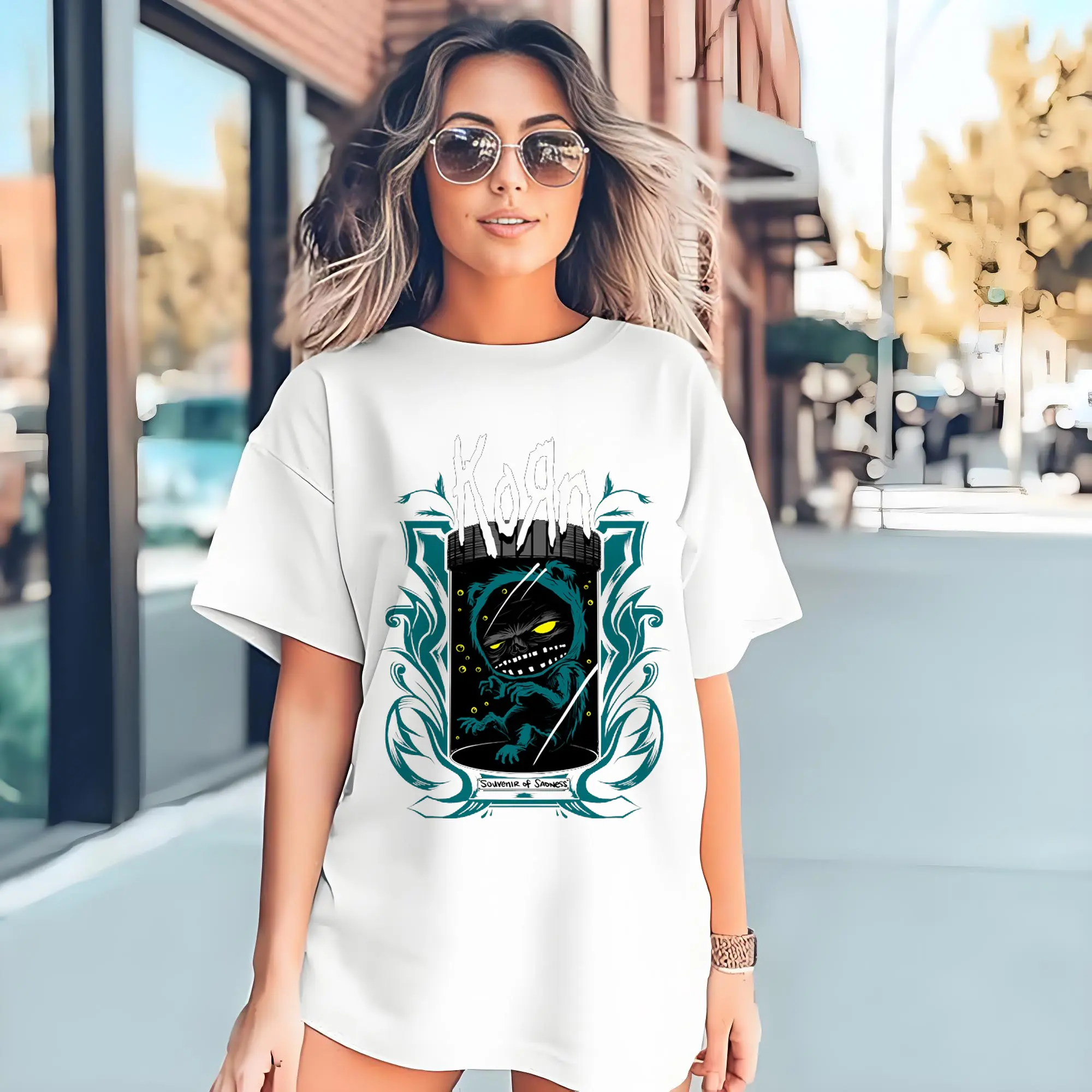 Korn Dark Fantasy Alternative Rock DIY Shirt