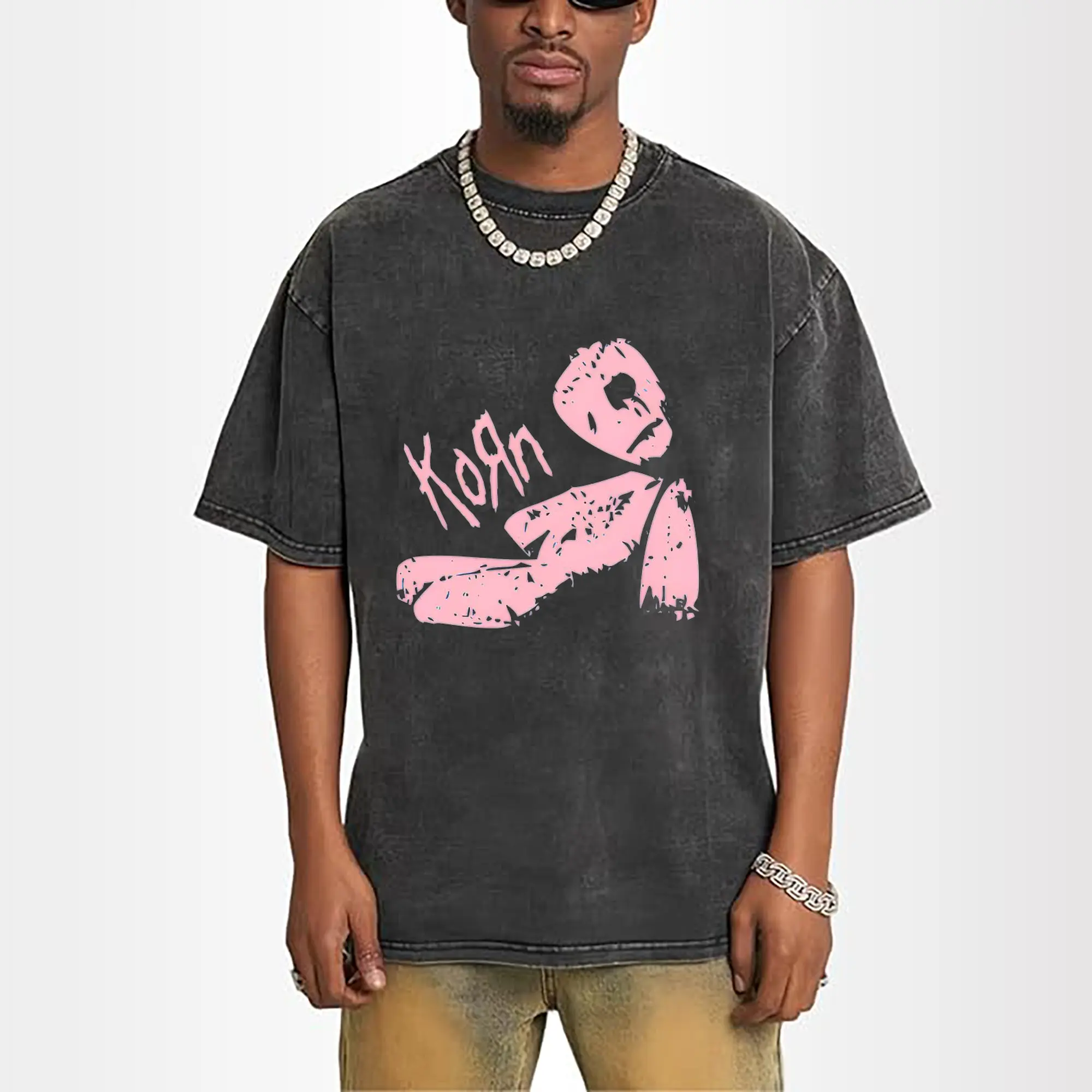 Korn Pink Doll Art DIY Shirt