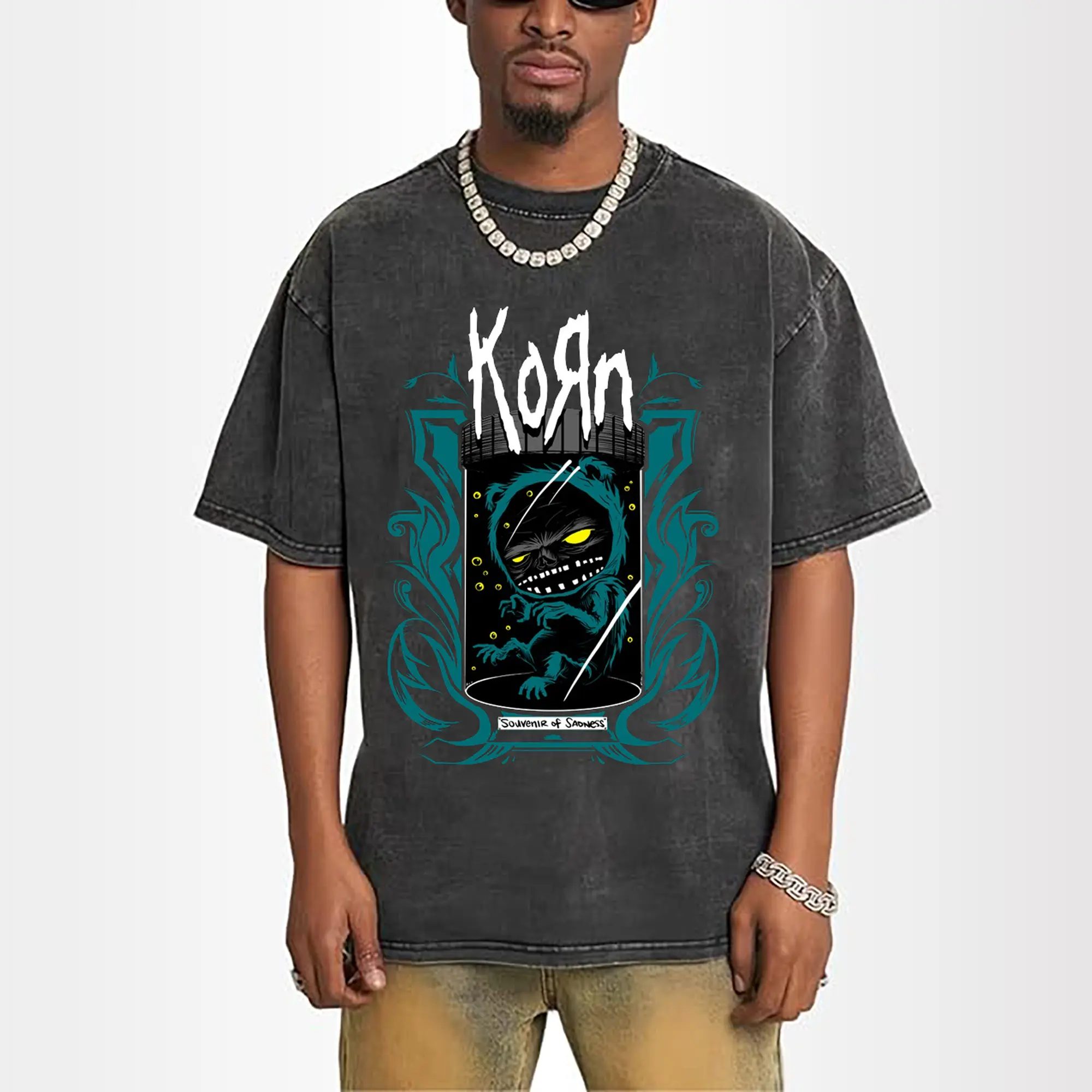 Korn Dark Fantasy Alternative Rock DIY Shirt