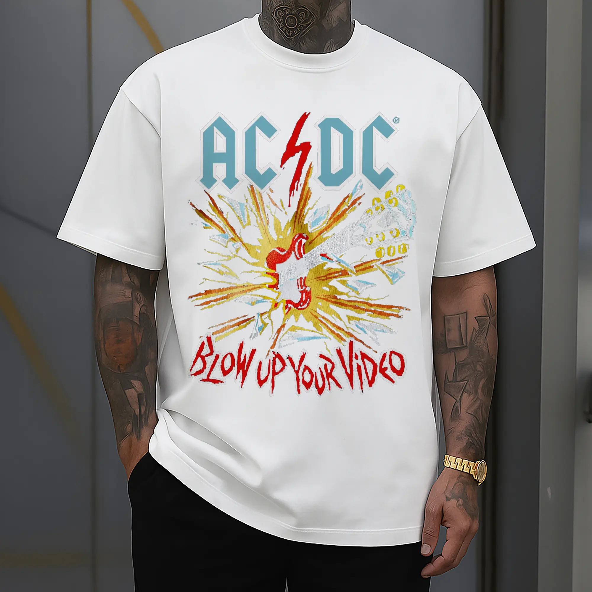 ：AC/DC Hard Rock Album “Blow Up Your Video” DIY