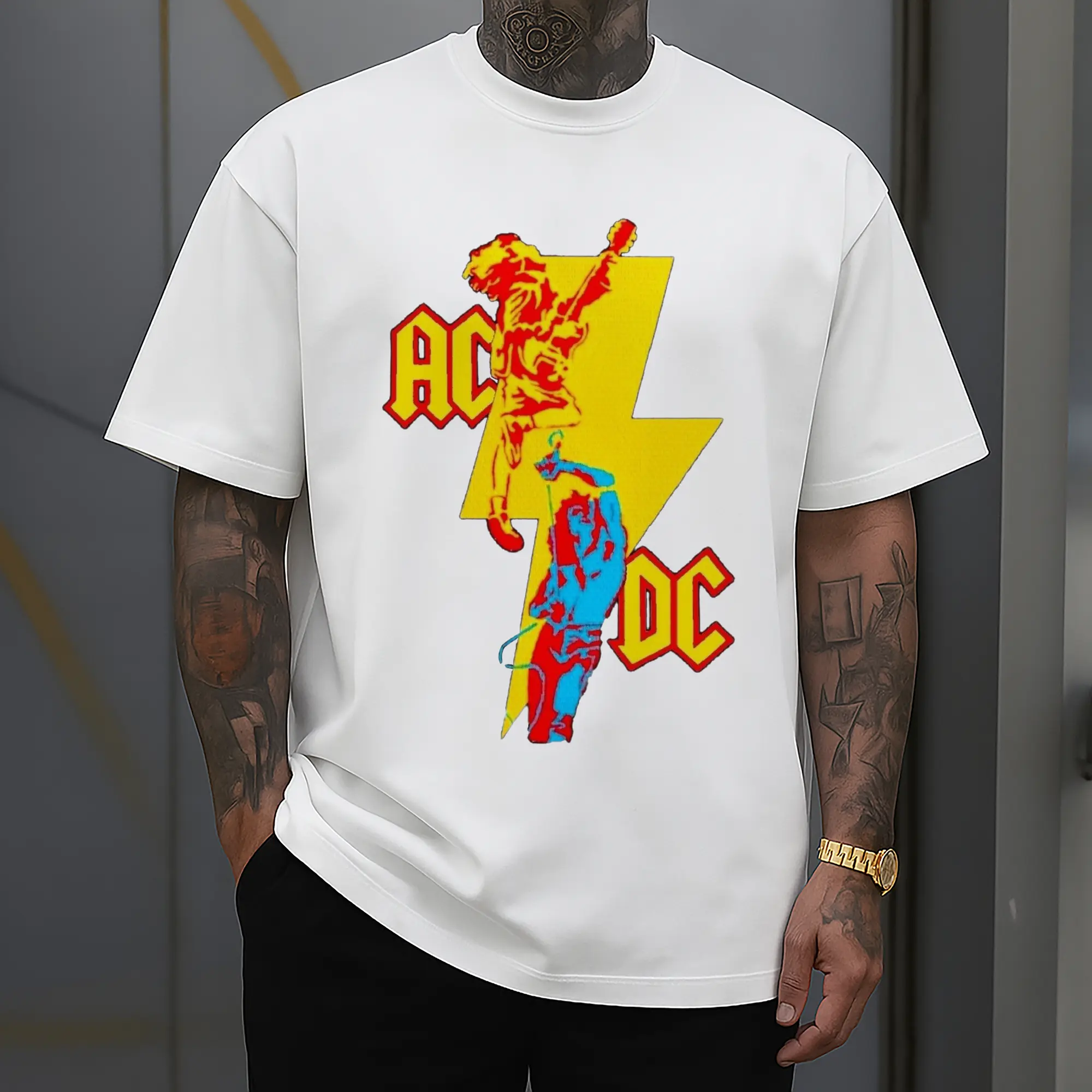 AC/DC Hard Rock Lightning Logo DIY