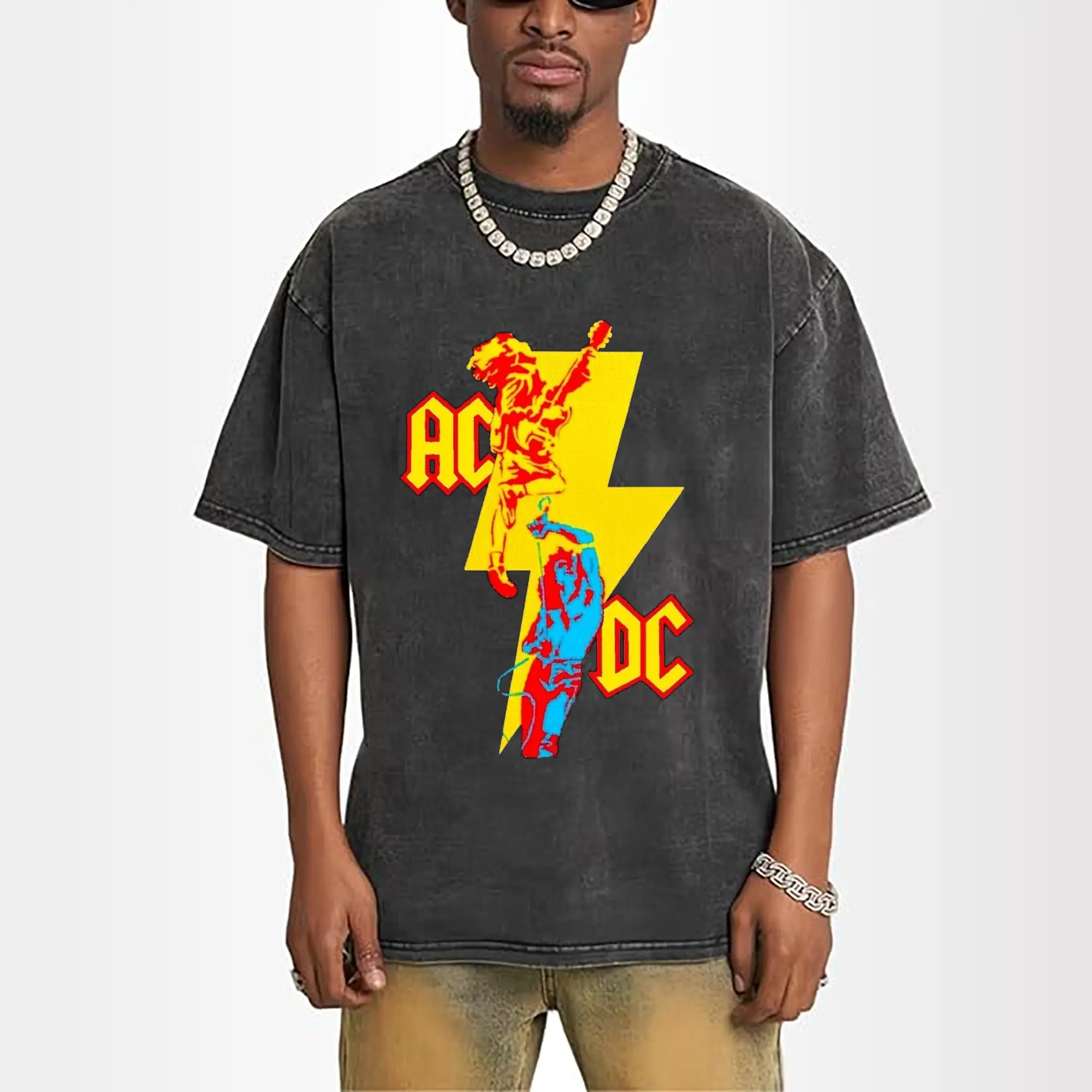 AC/DC Hard Rock Lightning Logo DIY