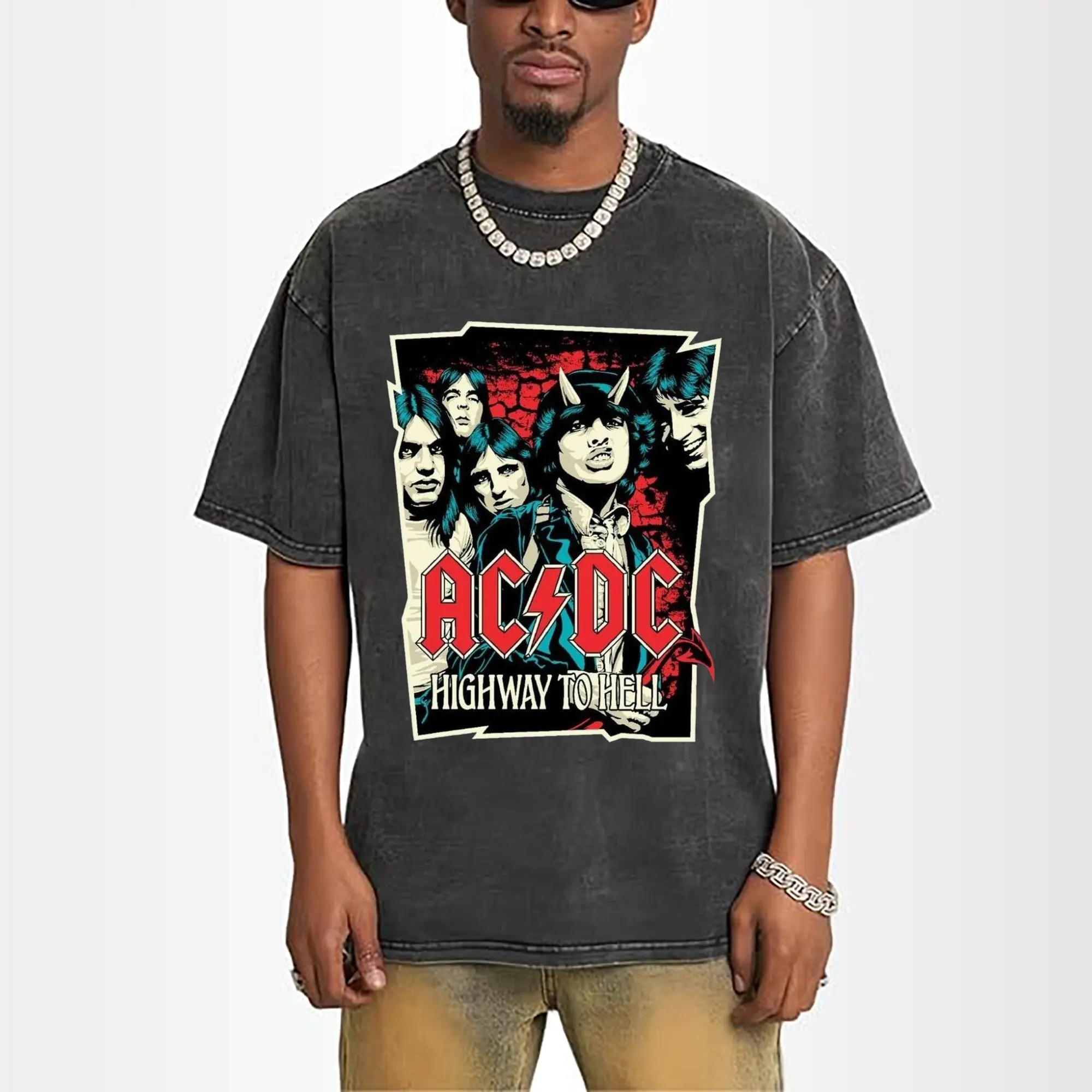 AC/DC Hard Rock “Highway to Hell” Art DIY