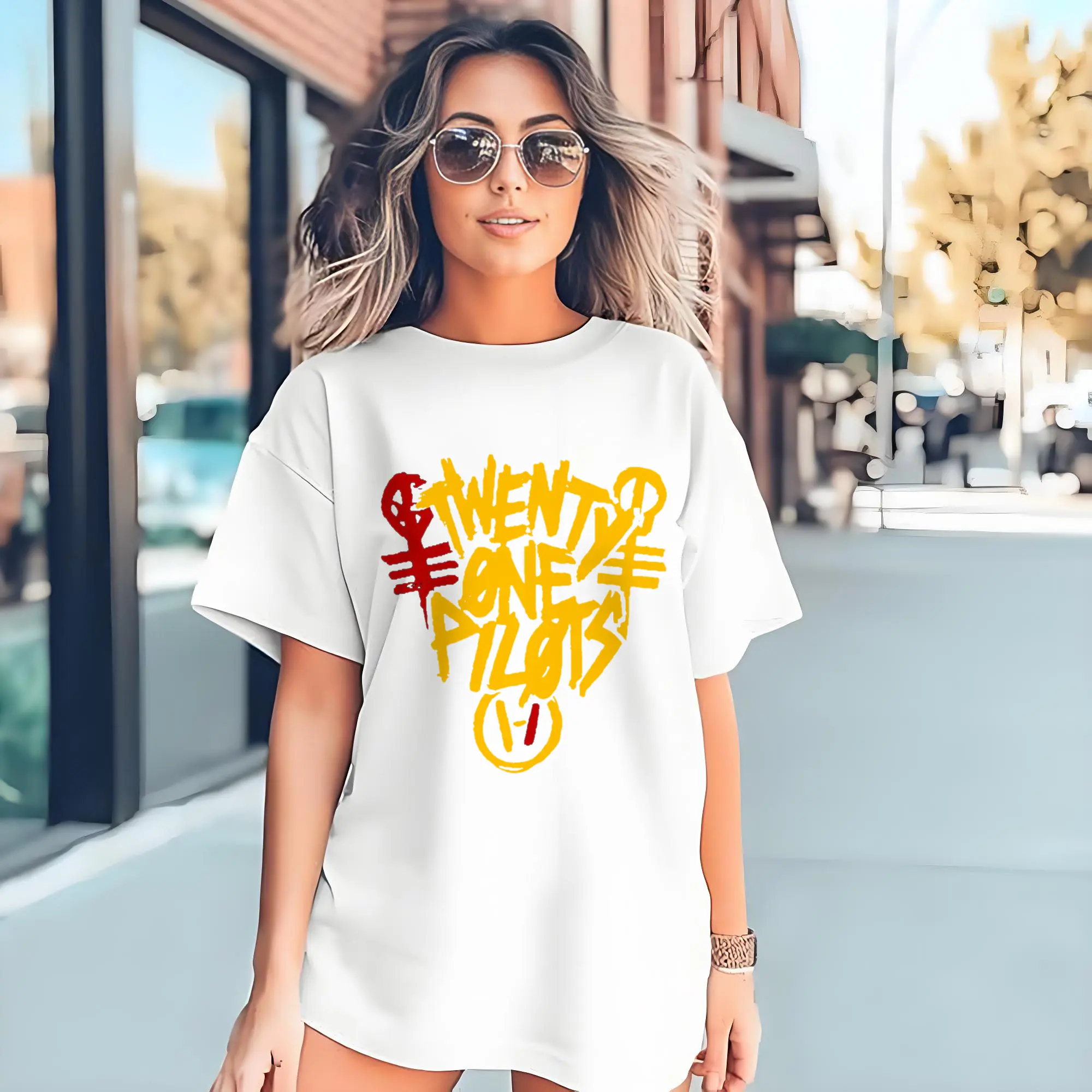 Twenty One Pilots Hand drawn doodle style Logo