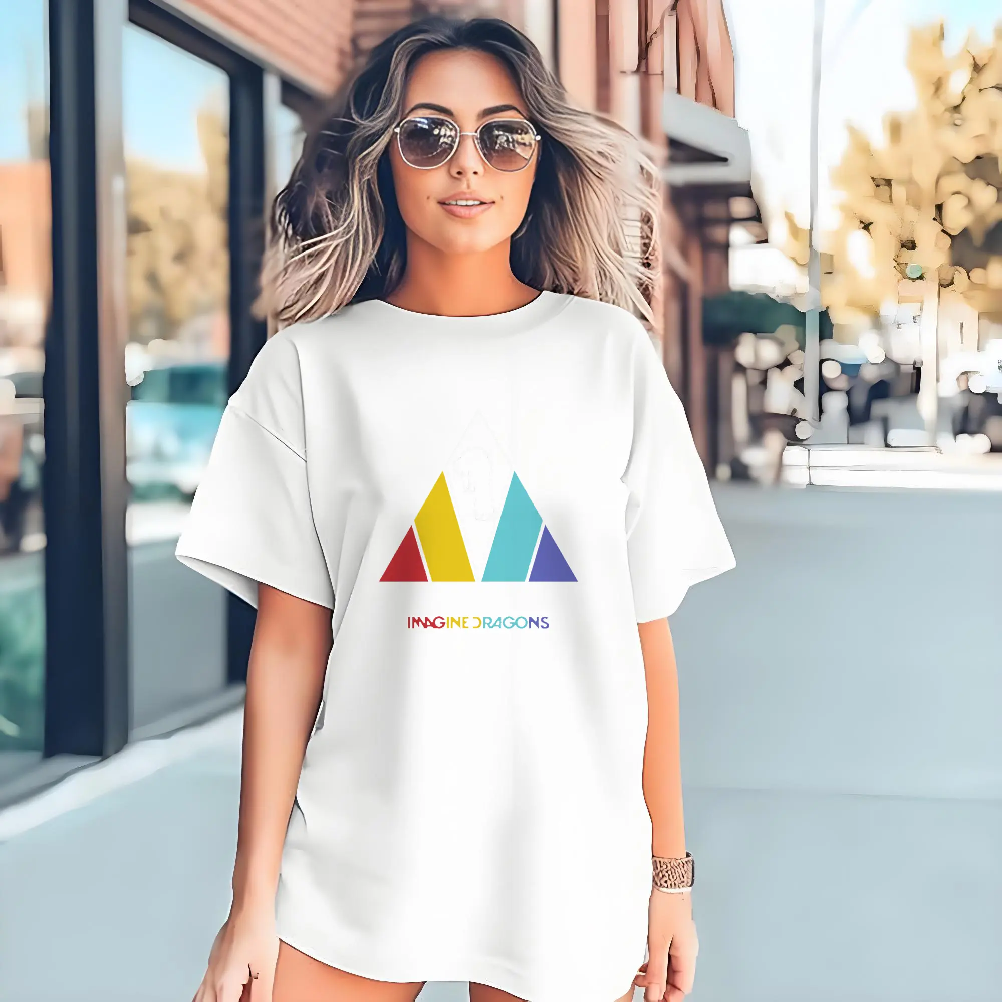 Imagine Dragons Colorful Geometric DIY