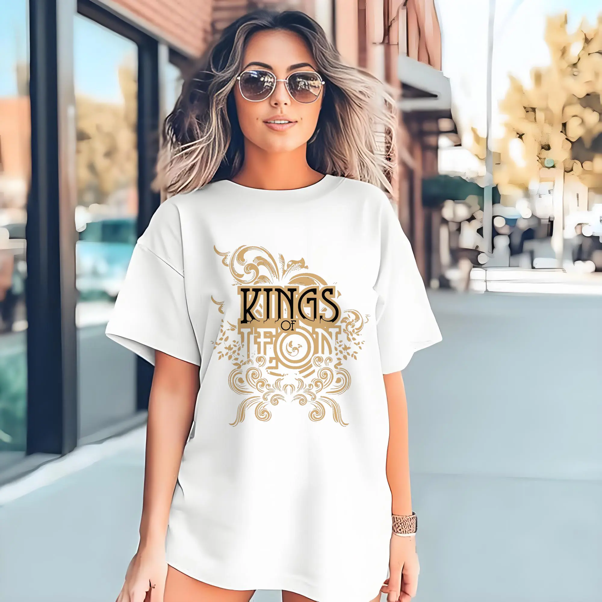 Kings of Leon Vintage Ornate Rock DIY