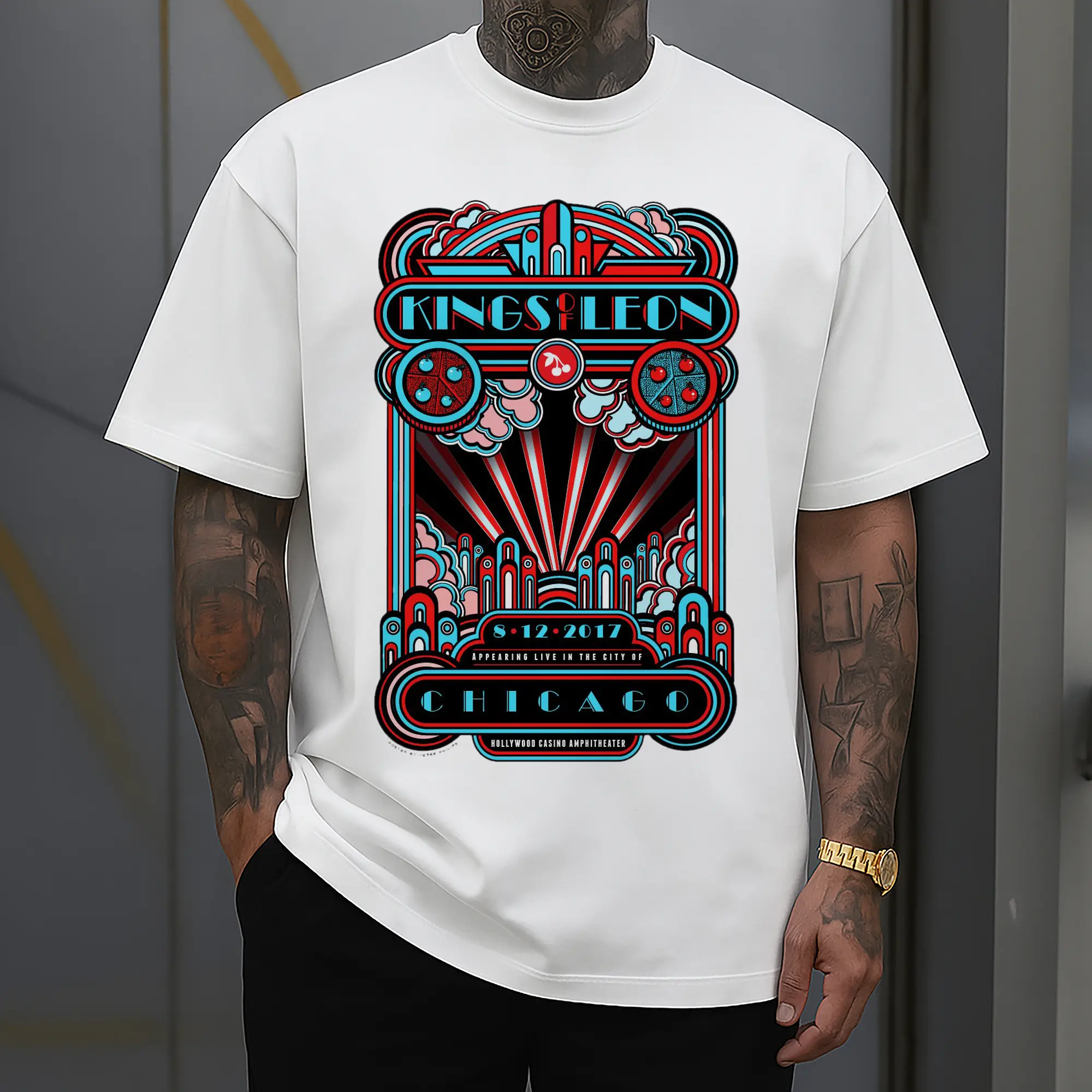 Kings of Leon Vintage Pop Art Rock DIY