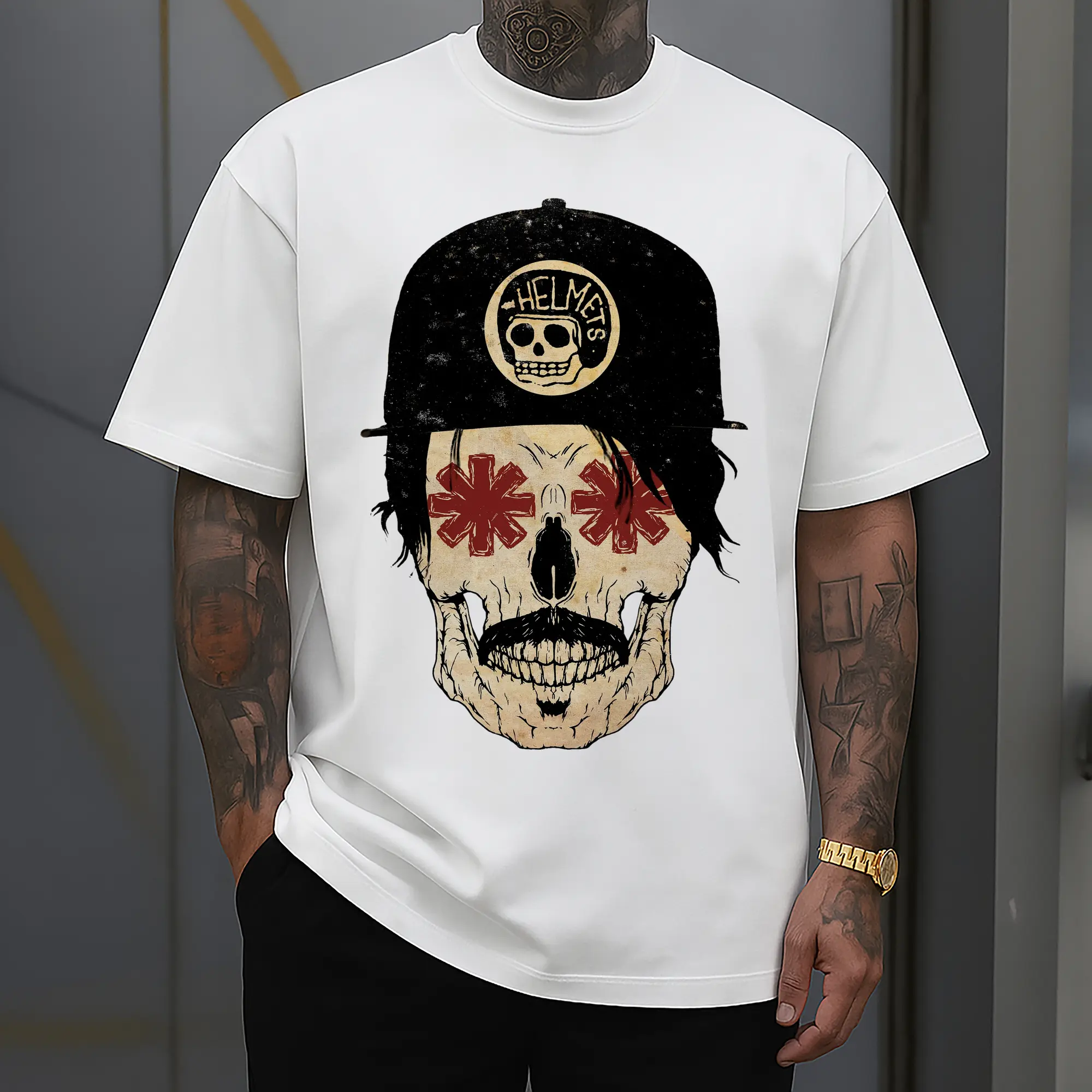 Red Hot Chili Peppers Motorcycle Skull DIY