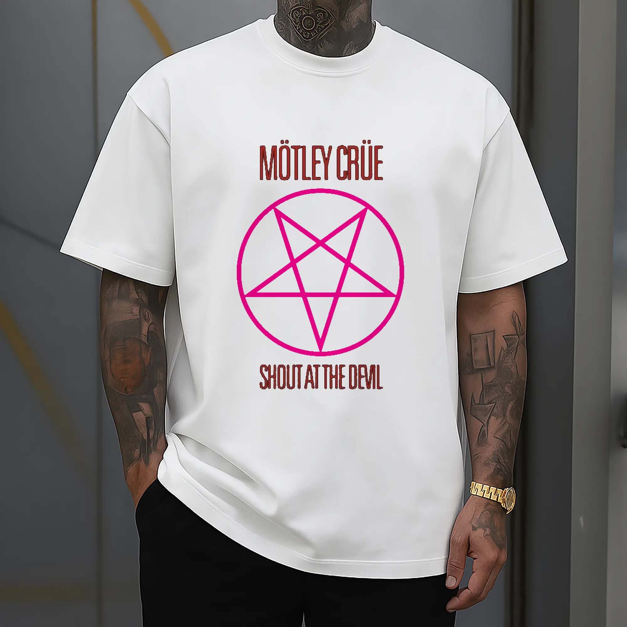 Mötley Crüe Pentagram Array Logo DIY