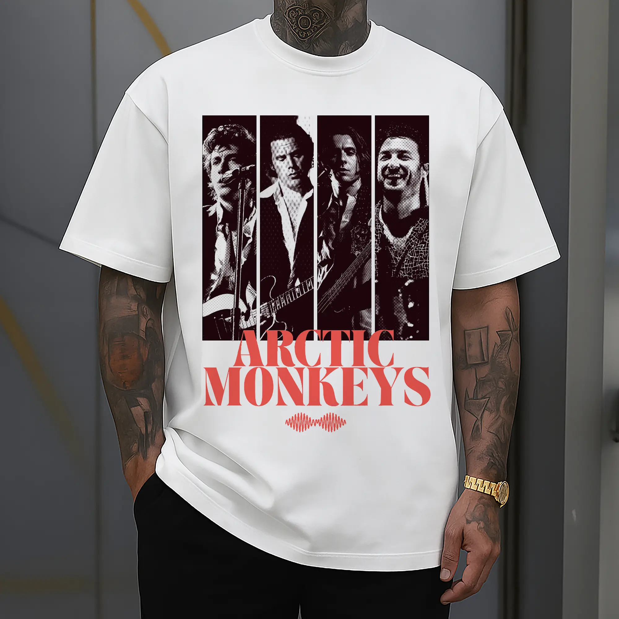 Arctic Monkeys Indie Rock Vintage Band DIY