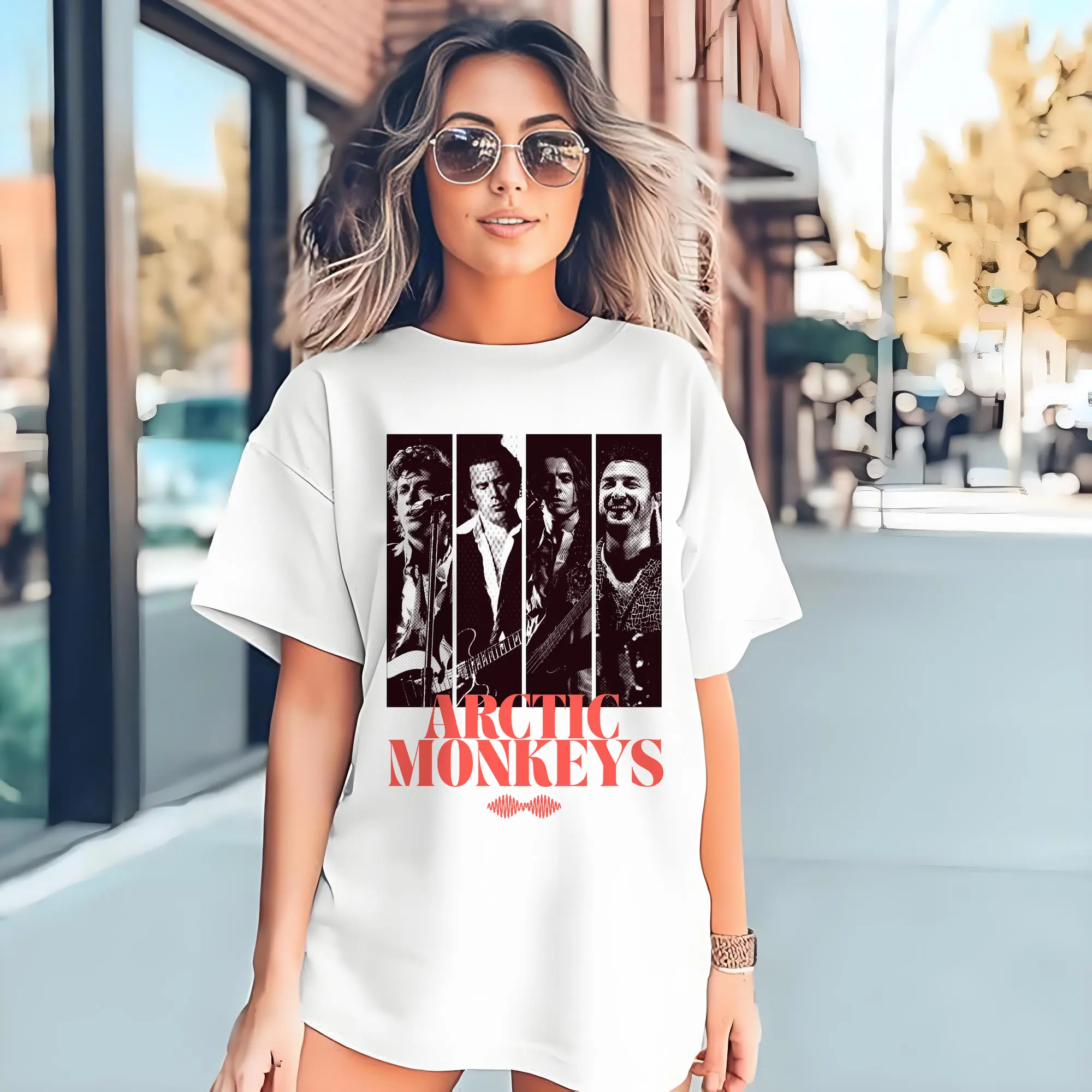 Arctic Monkeys Indie Rock Vintage Band DIY