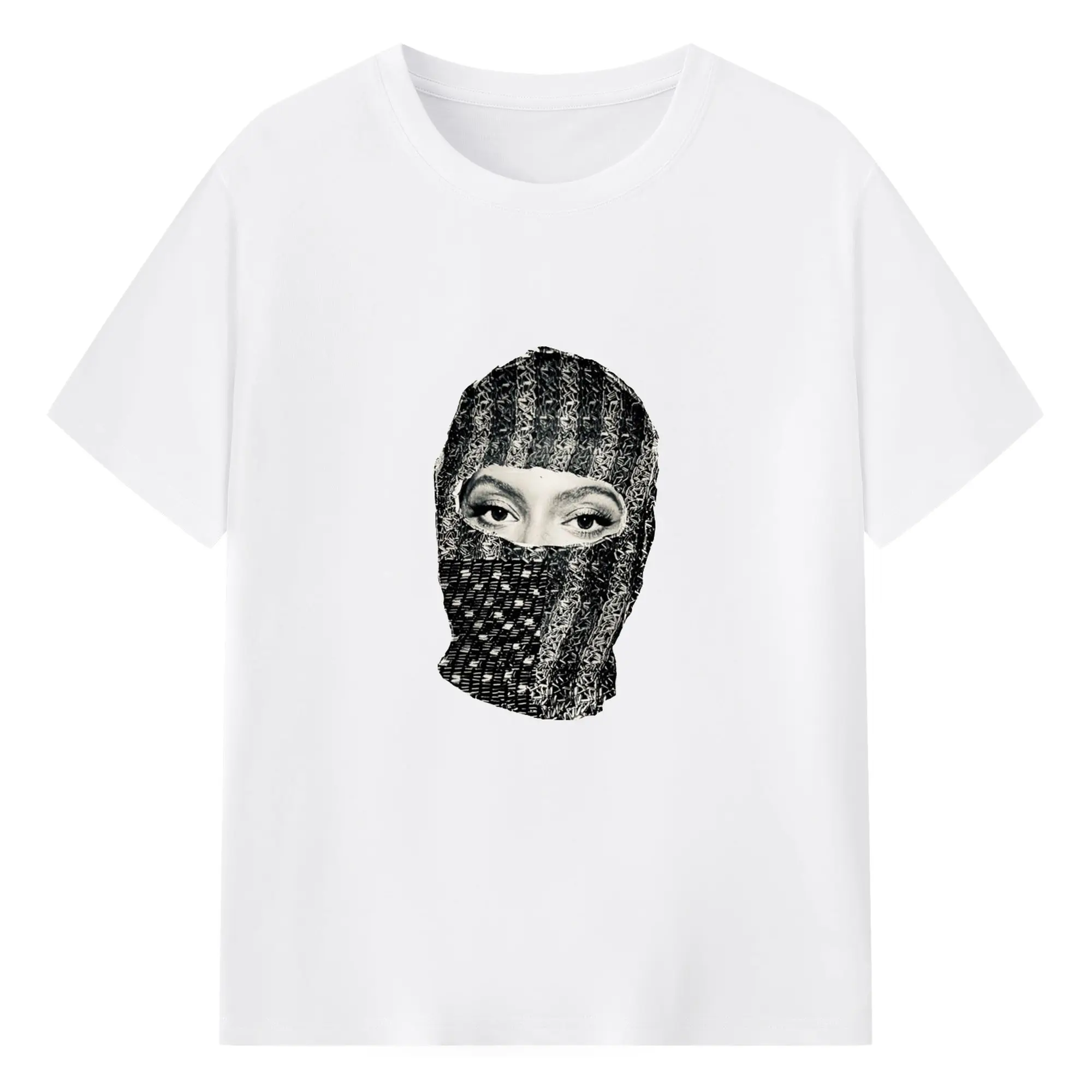 Beyoncé Dark Mysterious Street Art DIY - 180g Cotton T-Shirt With Front Heat Transfer Print – Soft, Lightweight, Fitted Design – Comfortable Casual Wear For Sports & Everyday Use