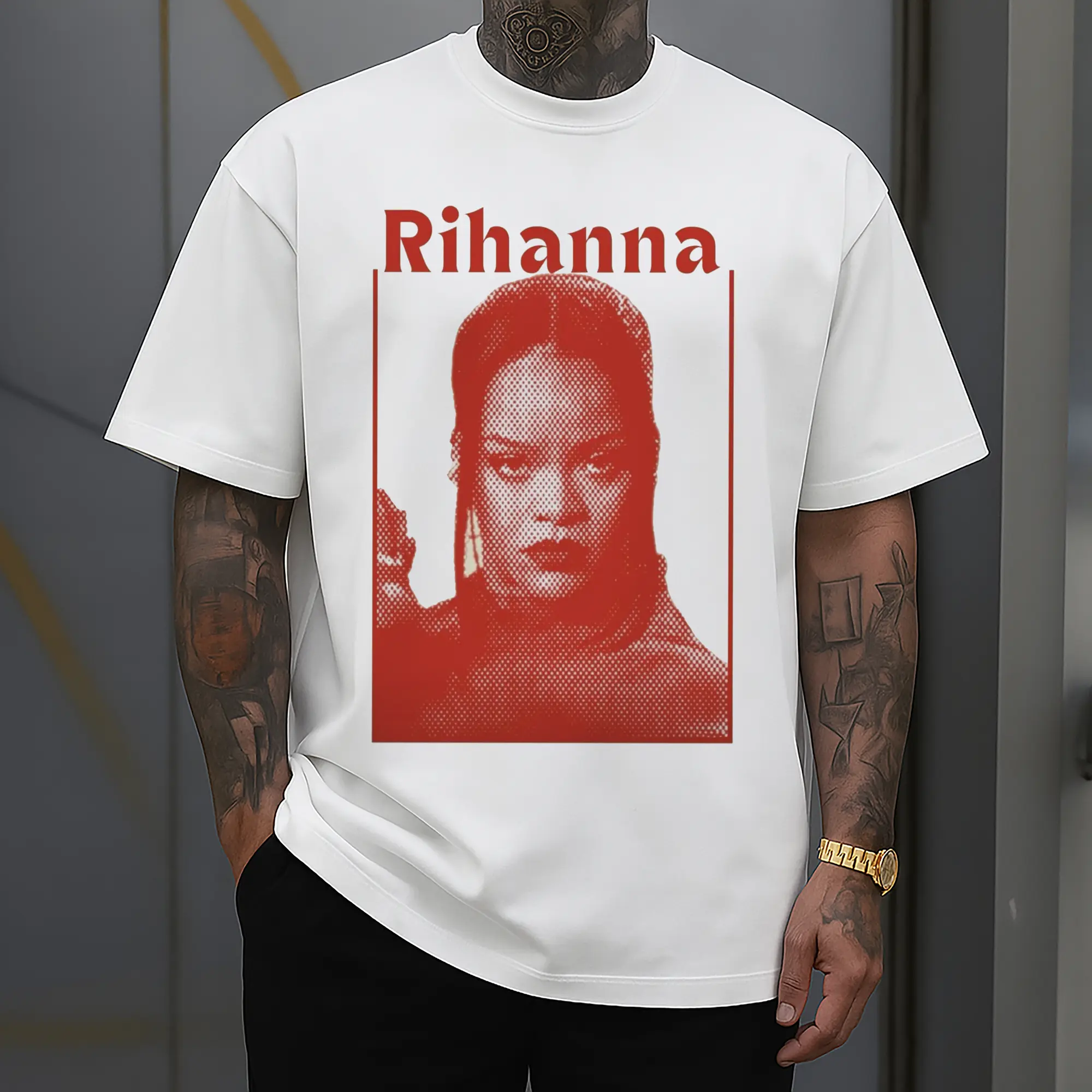 Rihanna Red Pop Art DIY