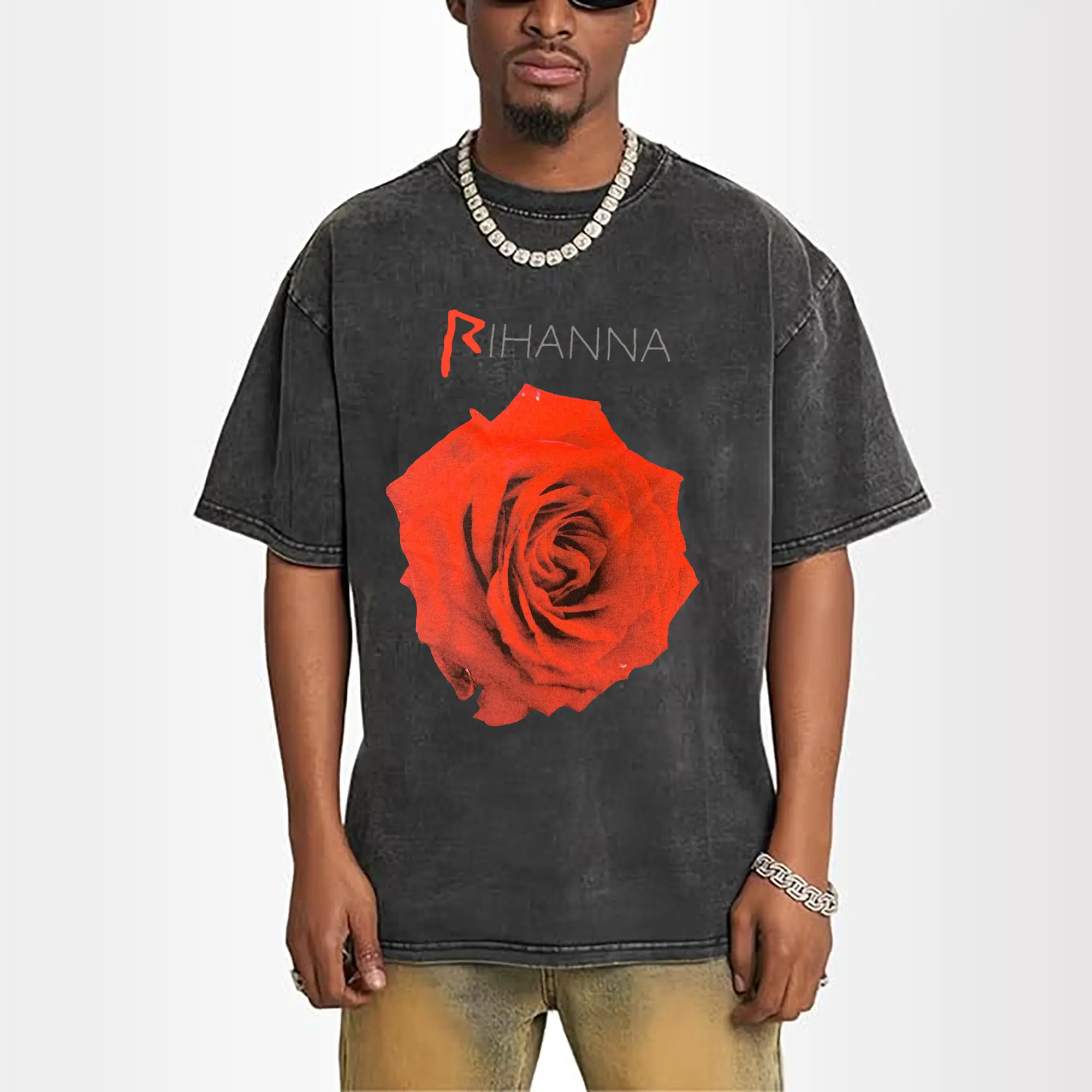 Rihanna Red Rose Romantic DIY