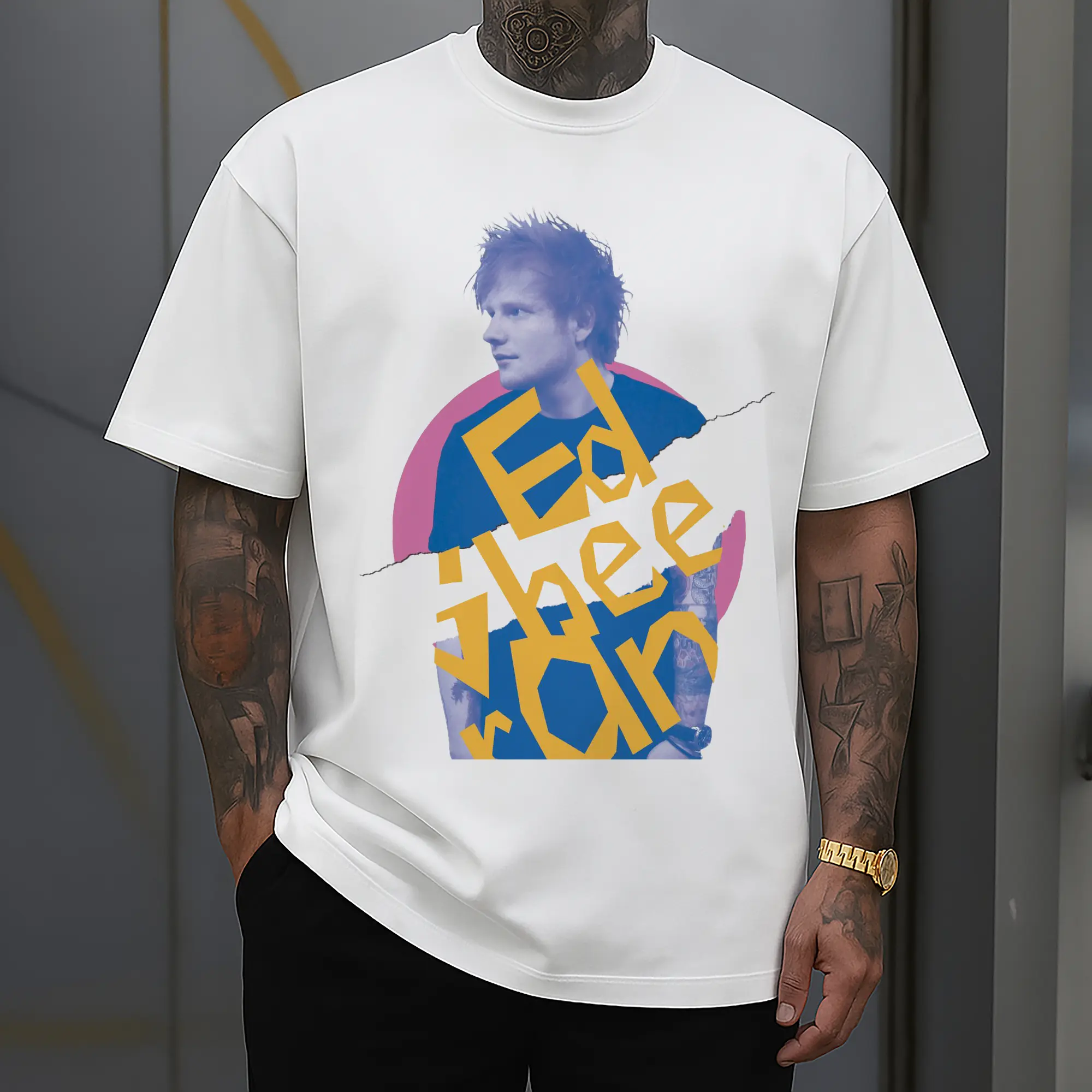 Ed Sheeran Pop Music Artistic Collage DIY