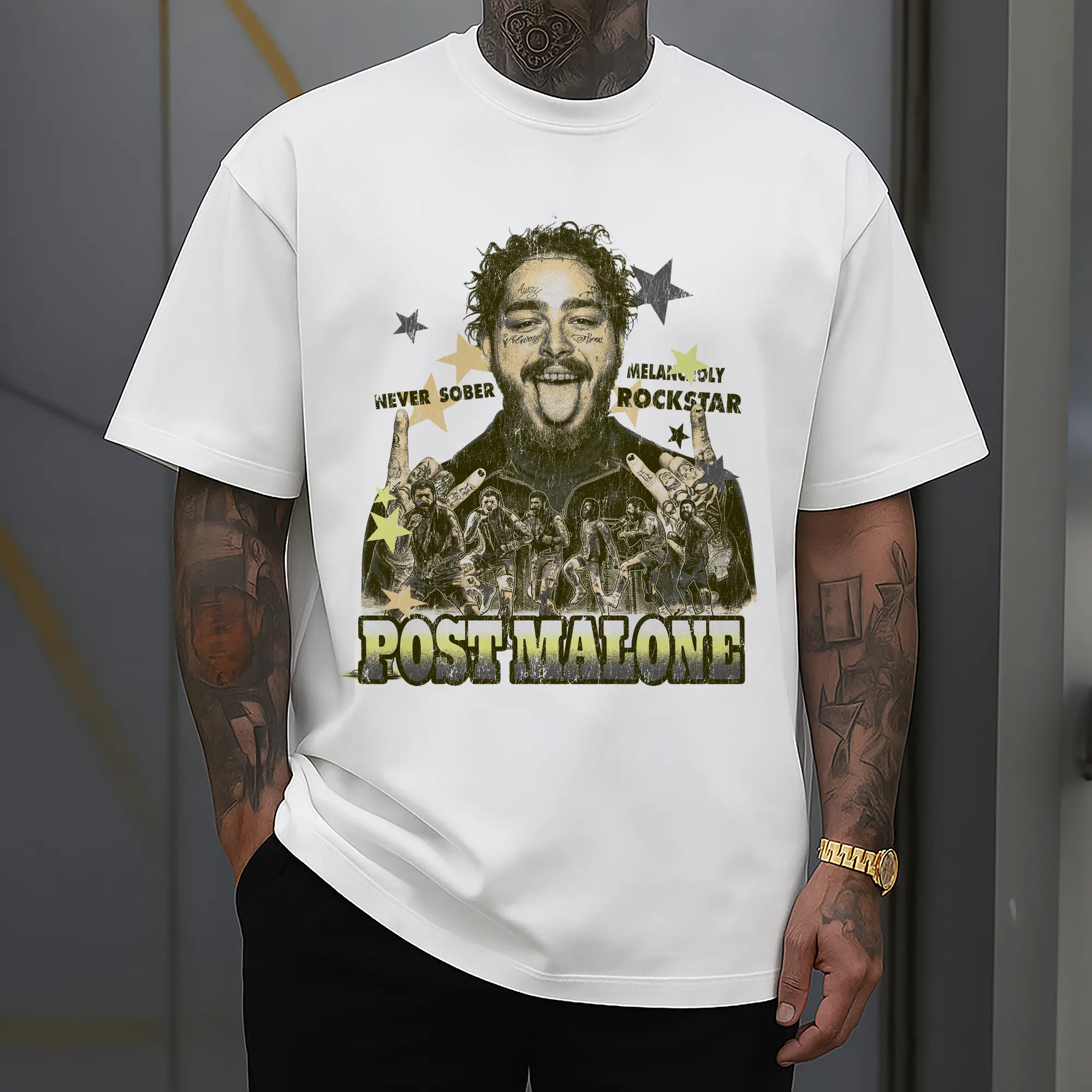 Post Malone Retro Rockstar DIY