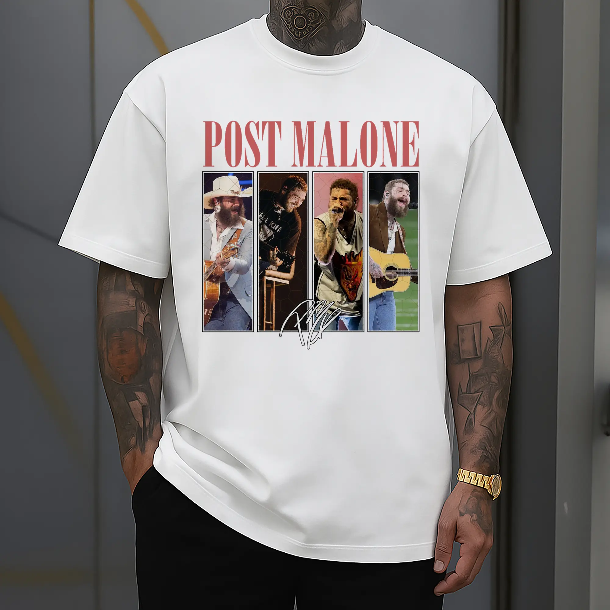 Post Malone Vintage Collage DIY