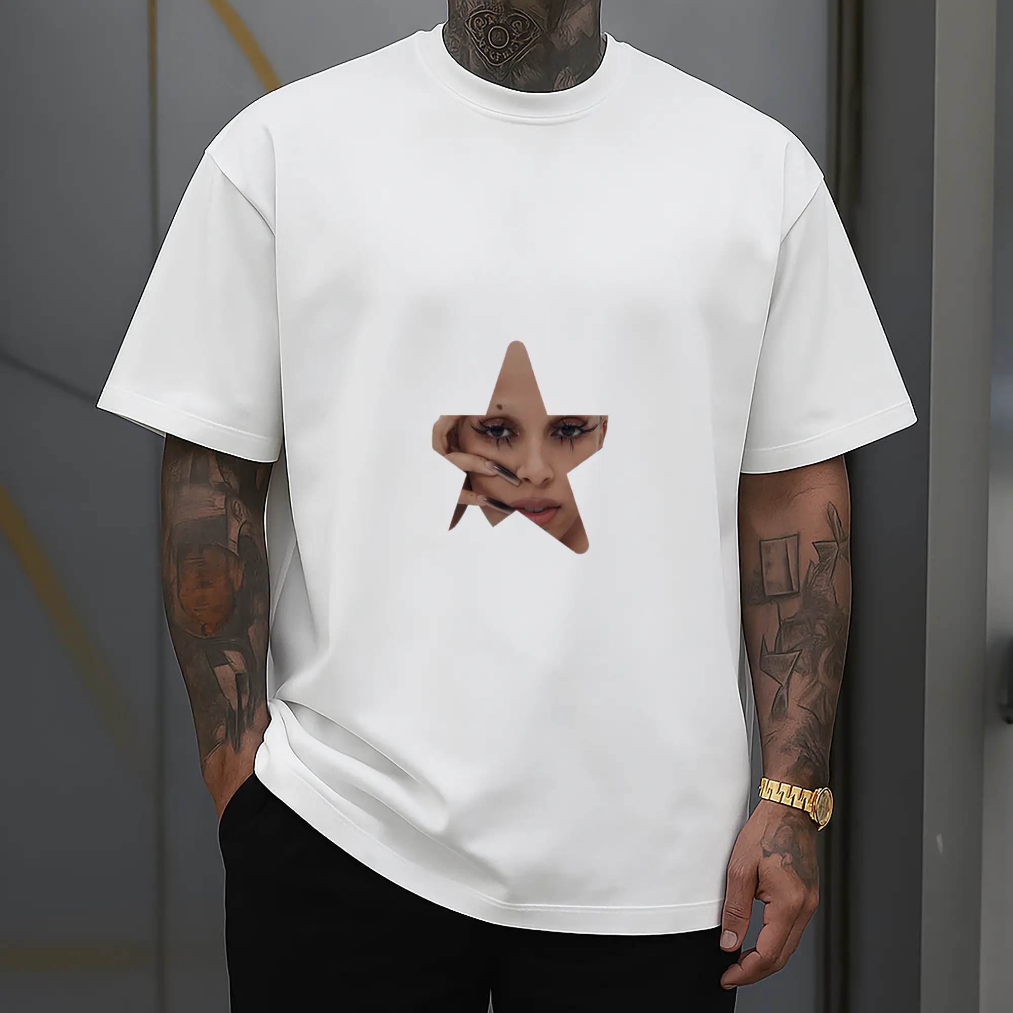 Doja Cat Artistic Star-Shaped DIY