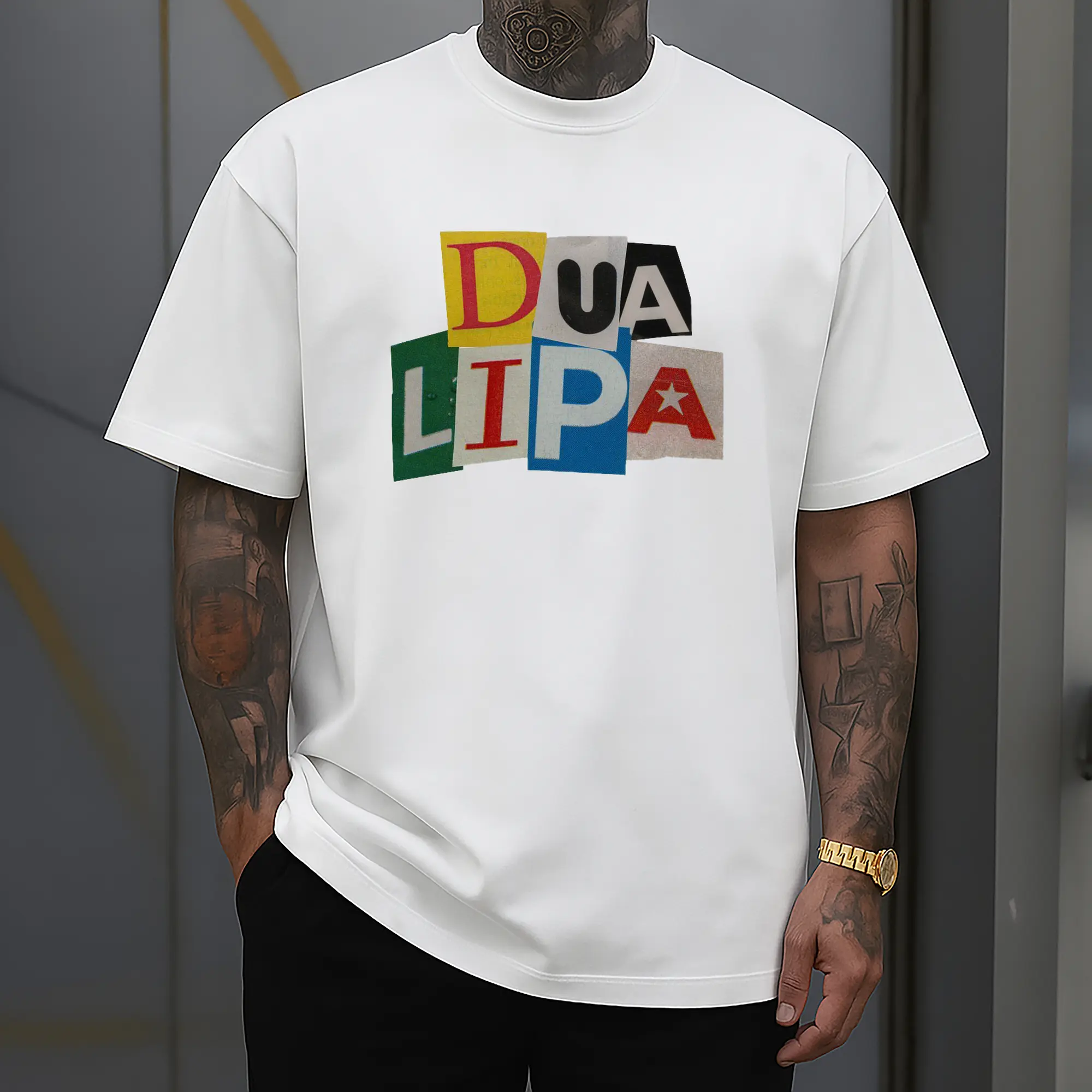 Dua Lipa Pop Music Collage DIY