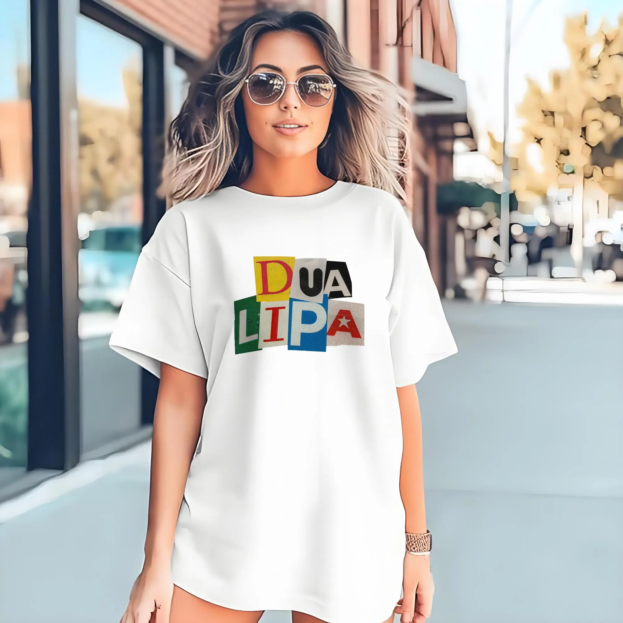 Dua Lipa Pop Music Collage DIY