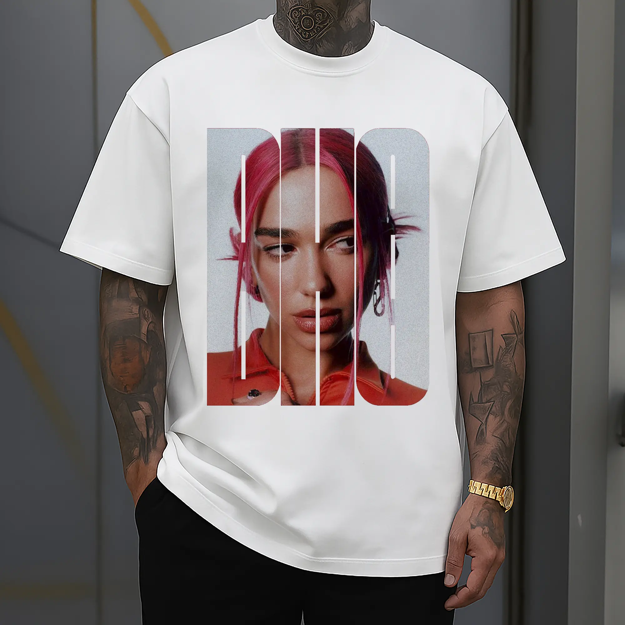 Dua Lipa Pop Music Artistic Split DIY