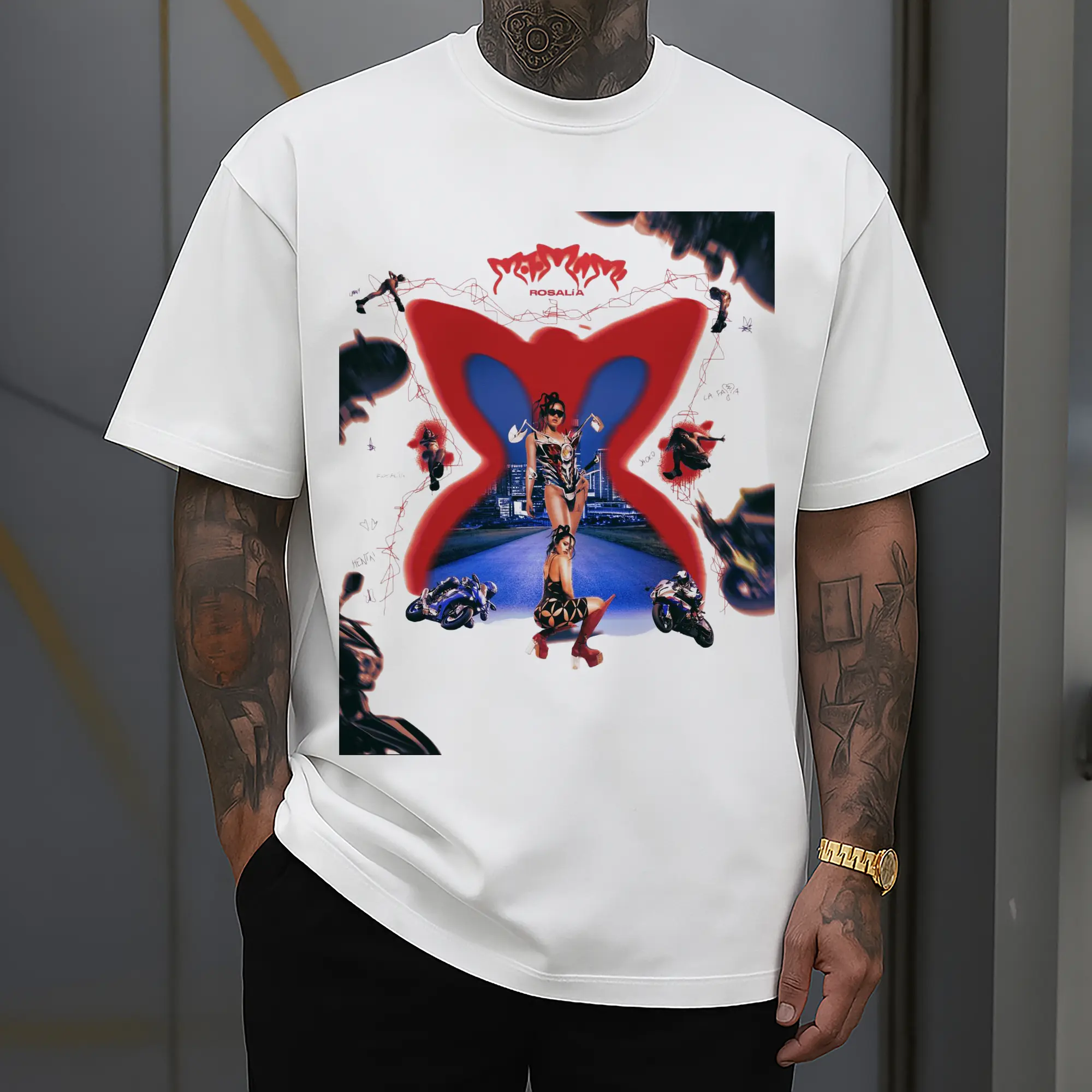 Rosalía Cyberpunk Art Collage DIY