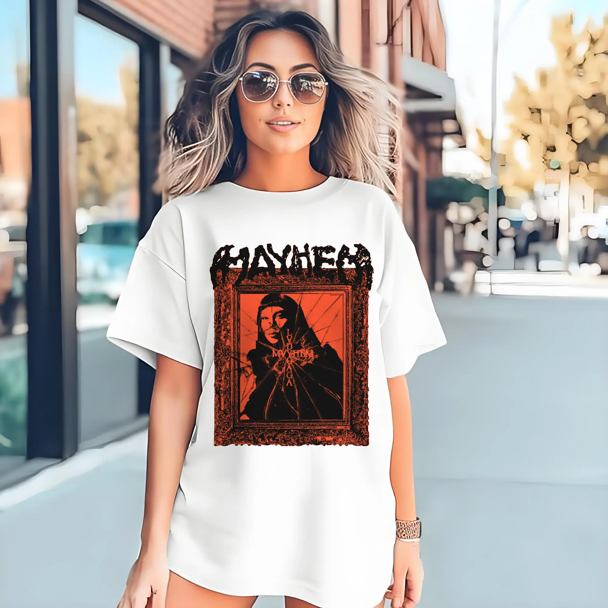 Lady Gaga Mayhem Retro Art Broken Frame DIY