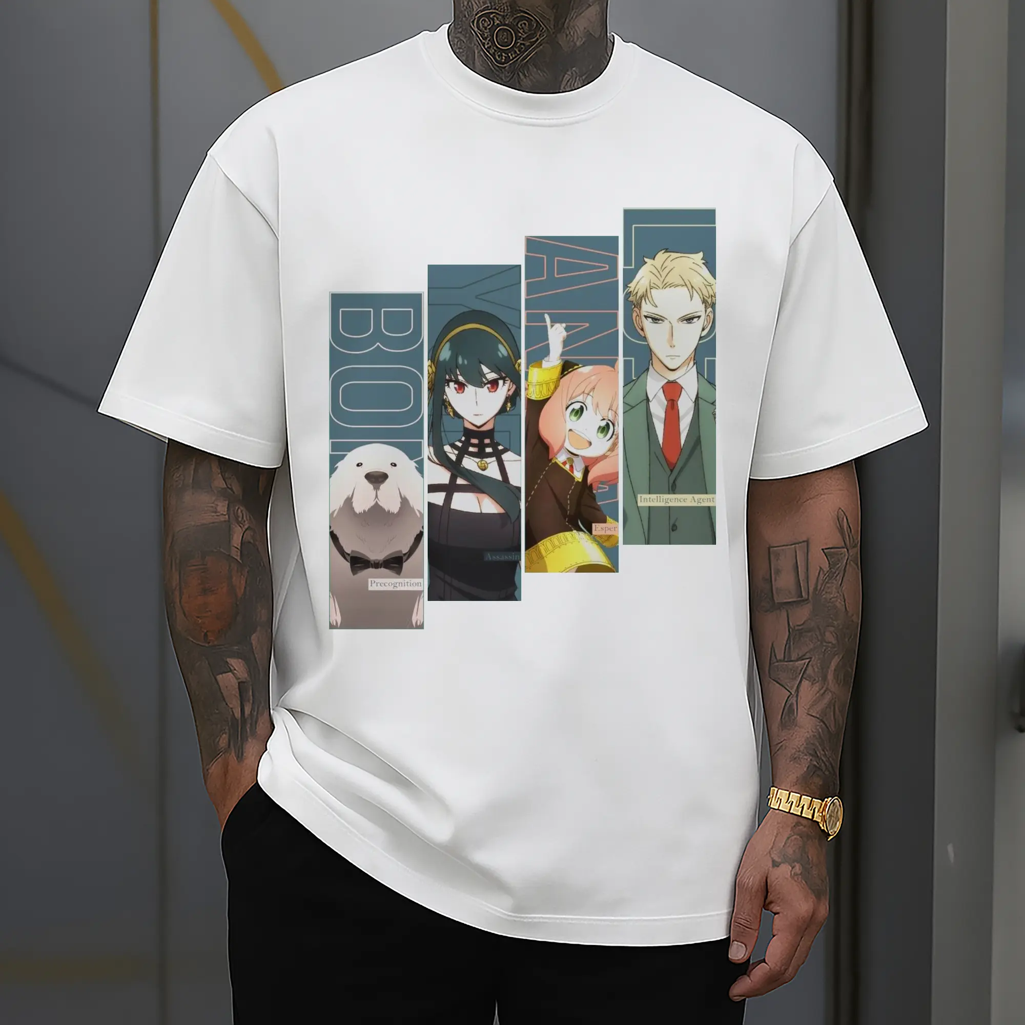 Spy×Family Modern Character Roles DIY Shirt