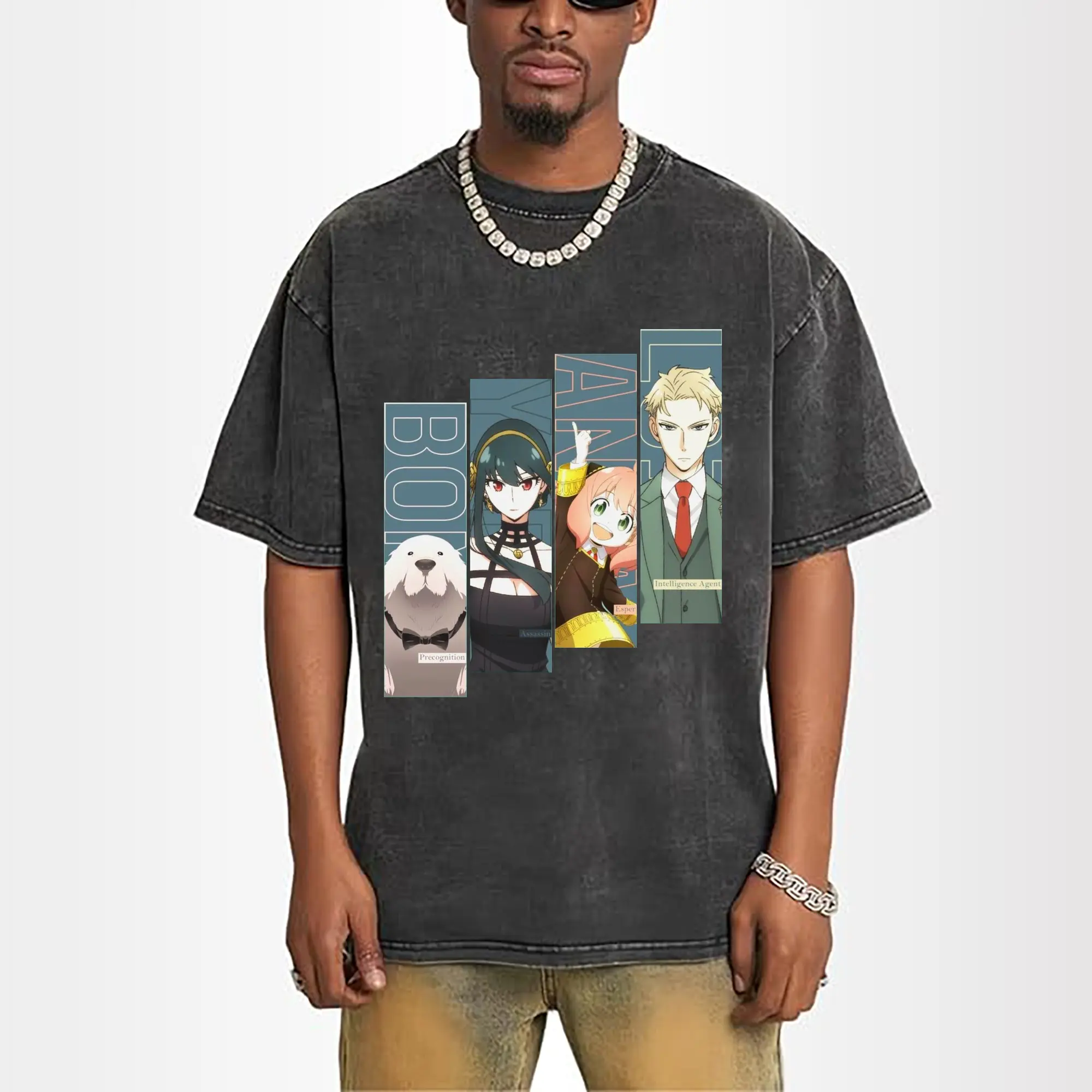 Spy×Family Modern Character Roles DIY Shirt