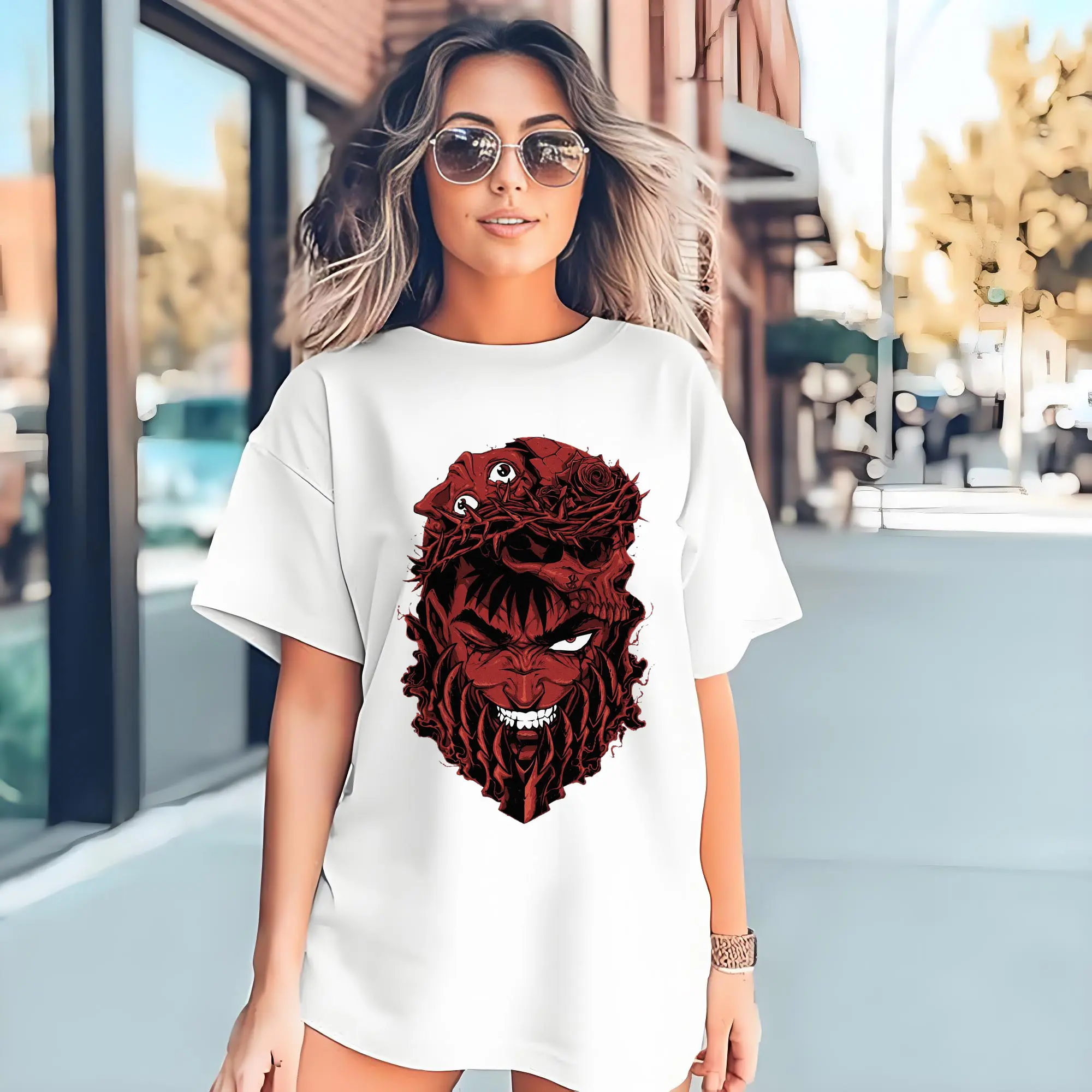 Berserk Guts Dark Fantasy Gothic Red Art DIY