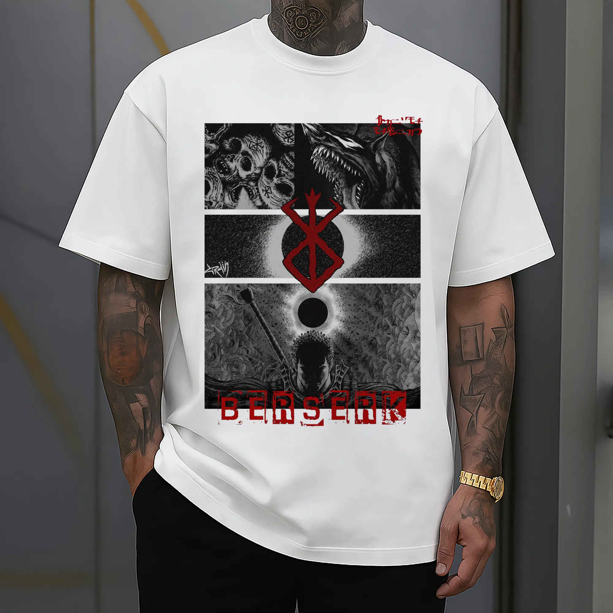 Berserk Dark Fantasy Manga Panel DIY