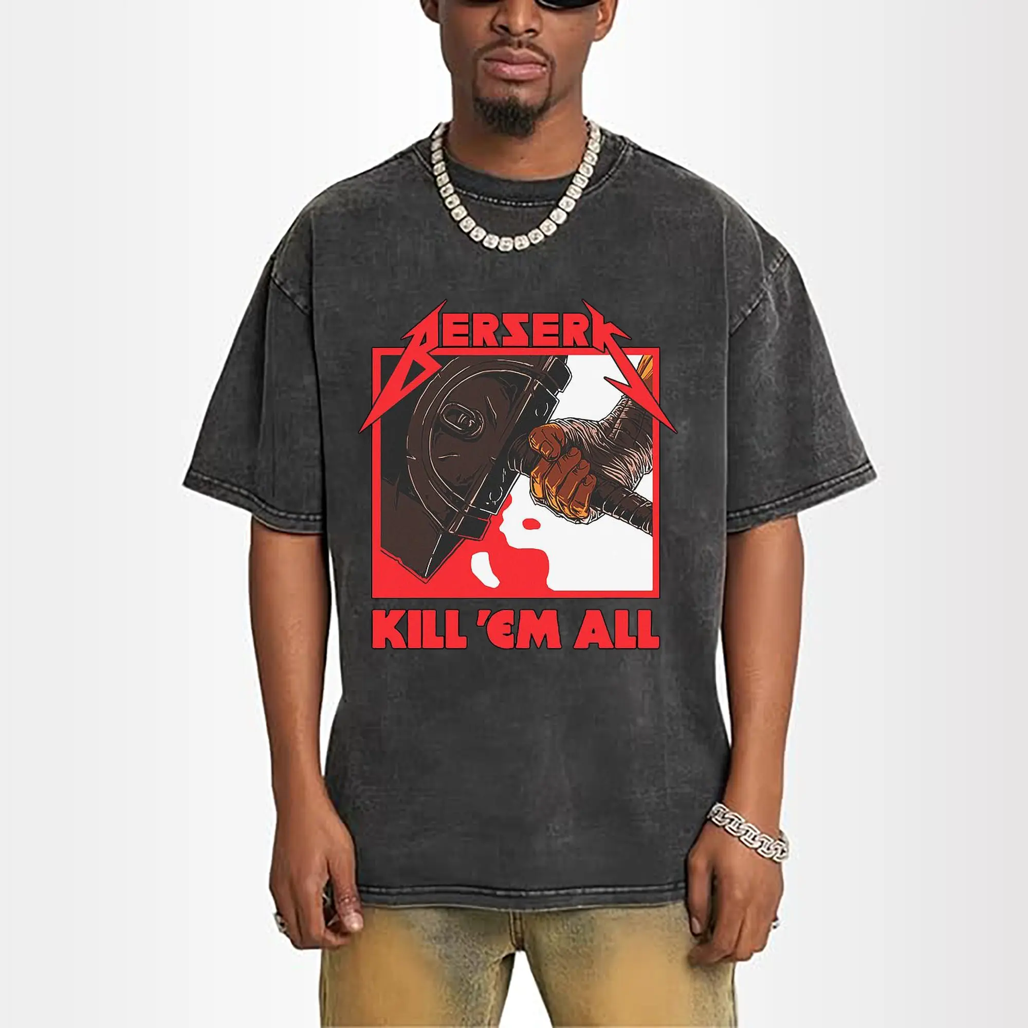 Berserk Dark Fantasy Kill 'Em All DIY