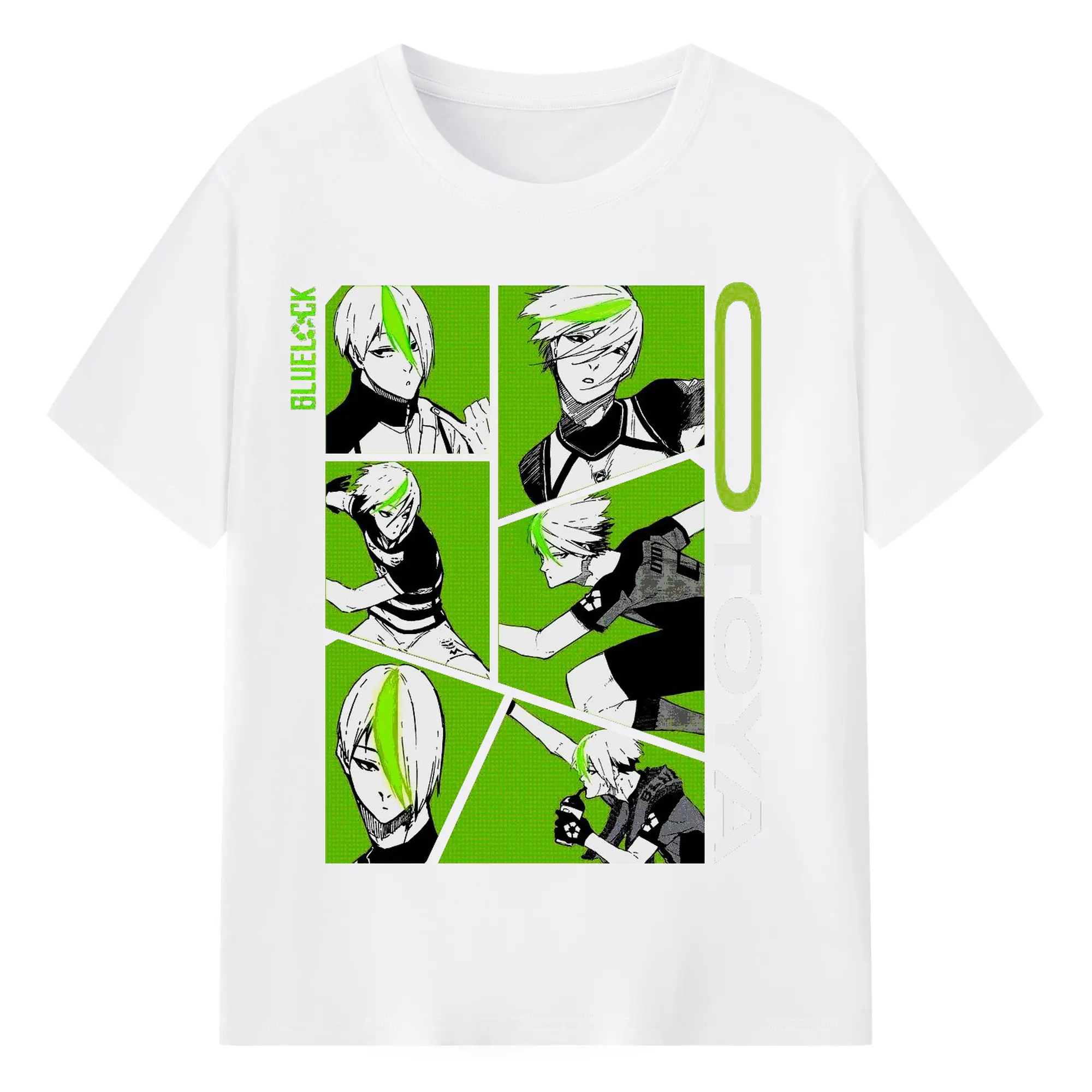 Blue Lock Otoya Manga Panels DIY Shirt - 180g Cotton T-Shirt With Front Heat Transfer Print – Soft, Lightweight, Fitted Design – Comfortable Casual Wear For Sports & Everyday Use