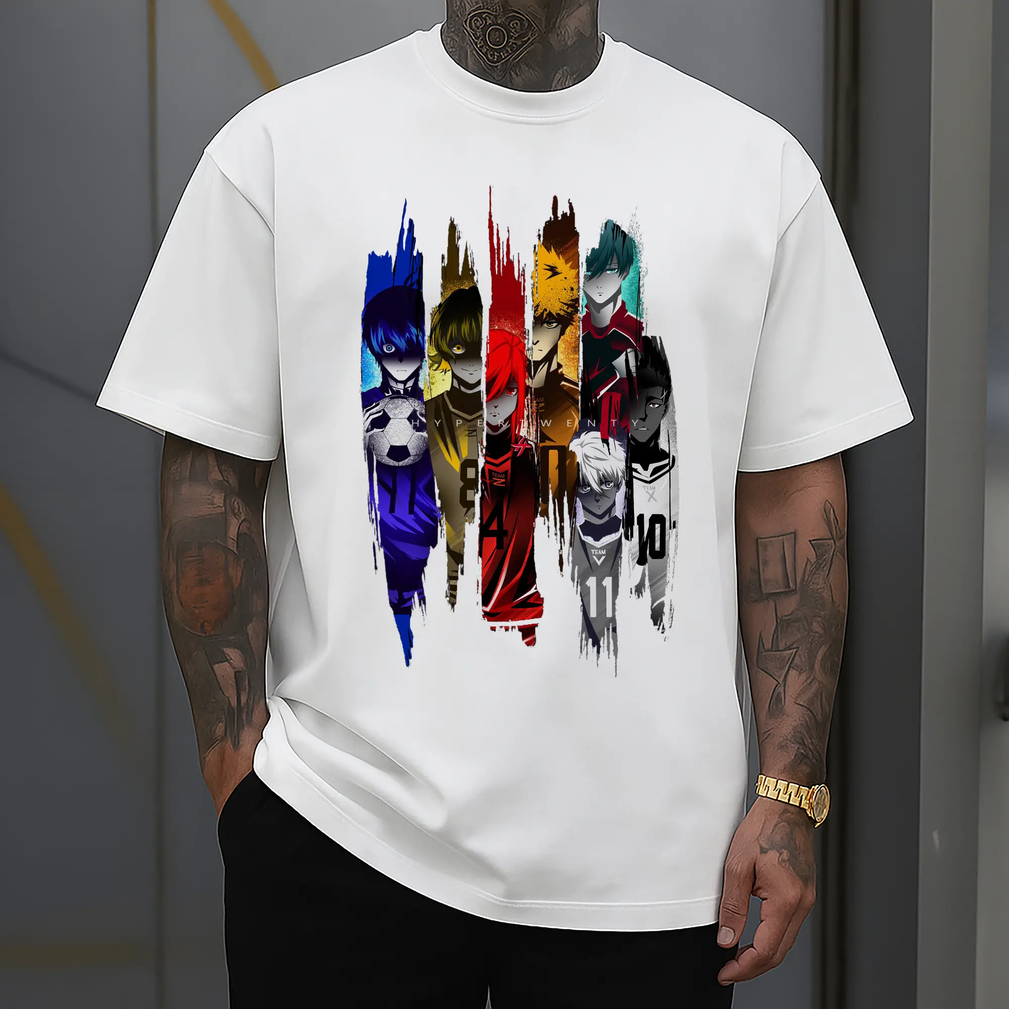 Blue Lock Soccer Anime Characters Trendy DIY Shirt