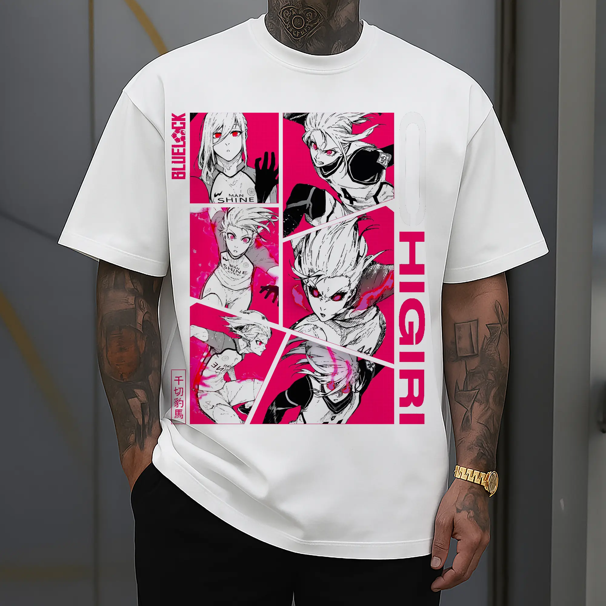 Blue Lock Chigiri Hyoma Manga Style DIY Shirt