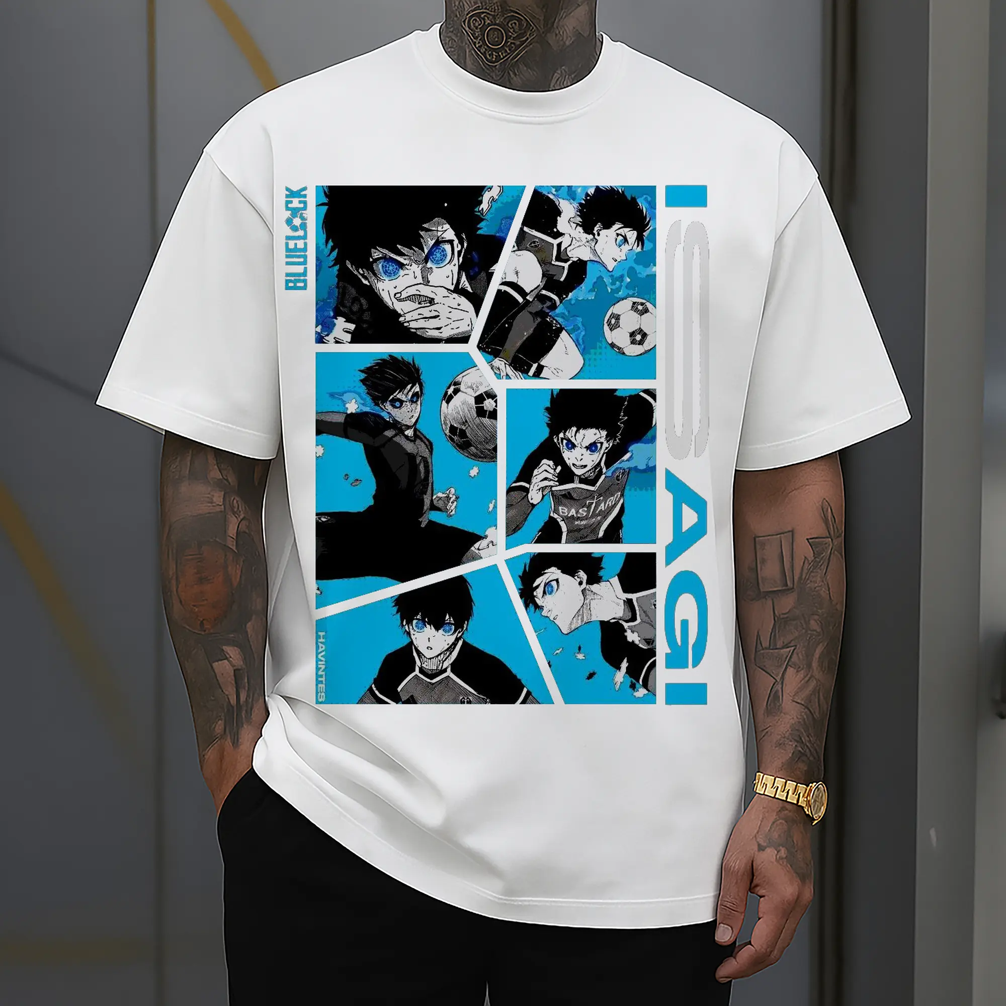 Blue Lock Isagi Yoichi Manga Panels DIY Shirt