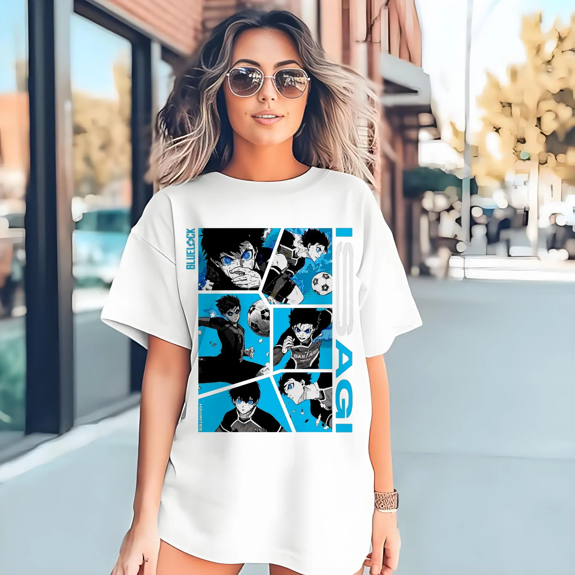 Blue Lock Isagi Yoichi Manga Panels DIY Shirt