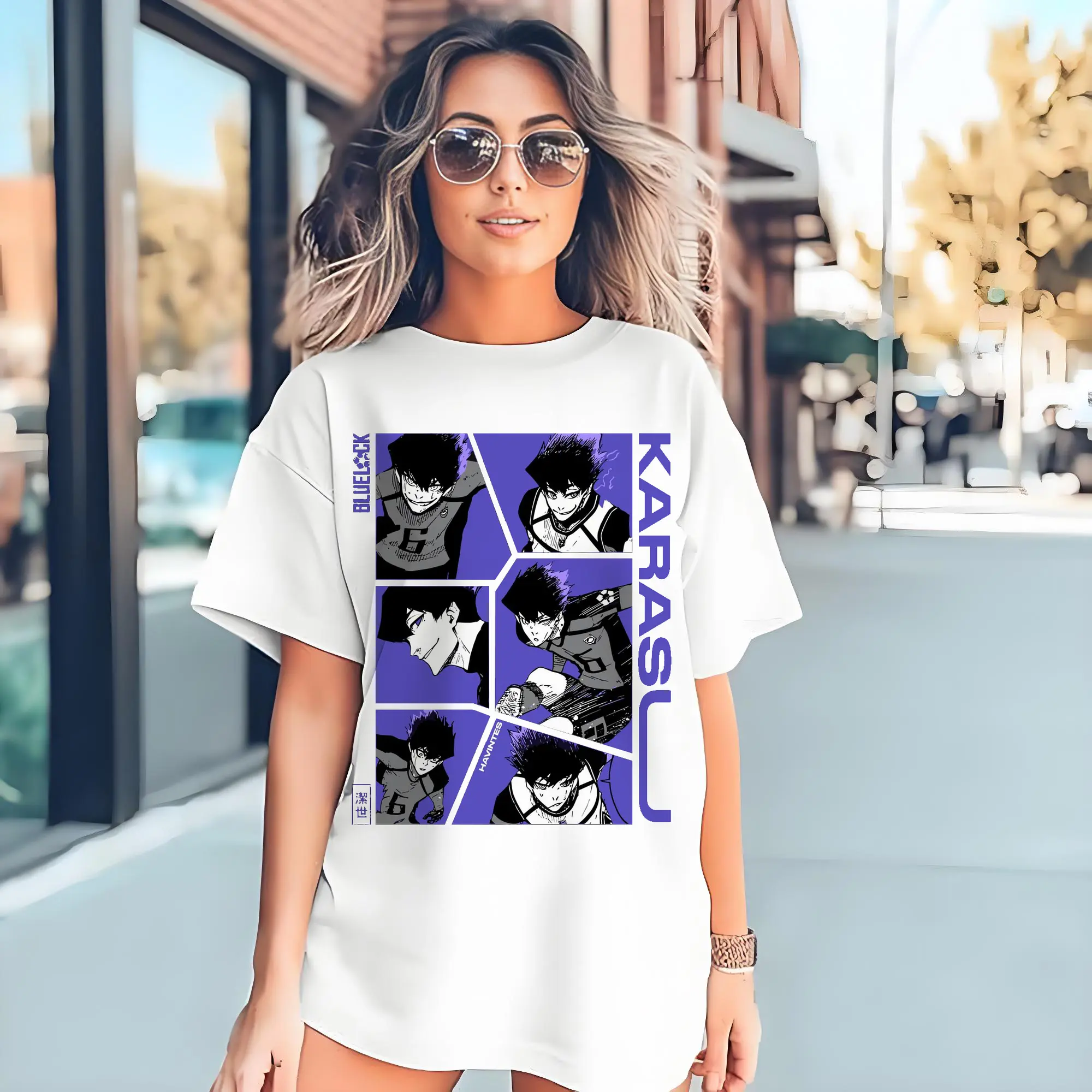 Blue Lock Karasu Manga Panels DIY Shirt