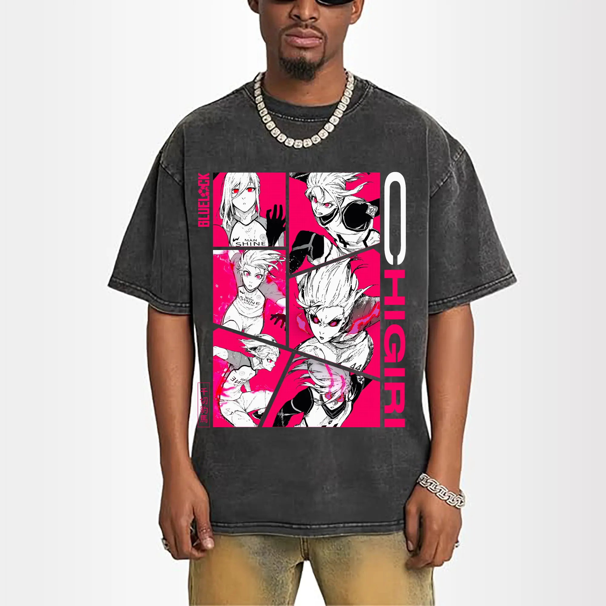 Blue Lock Chigiri Hyoma Manga Style DIY Shirt