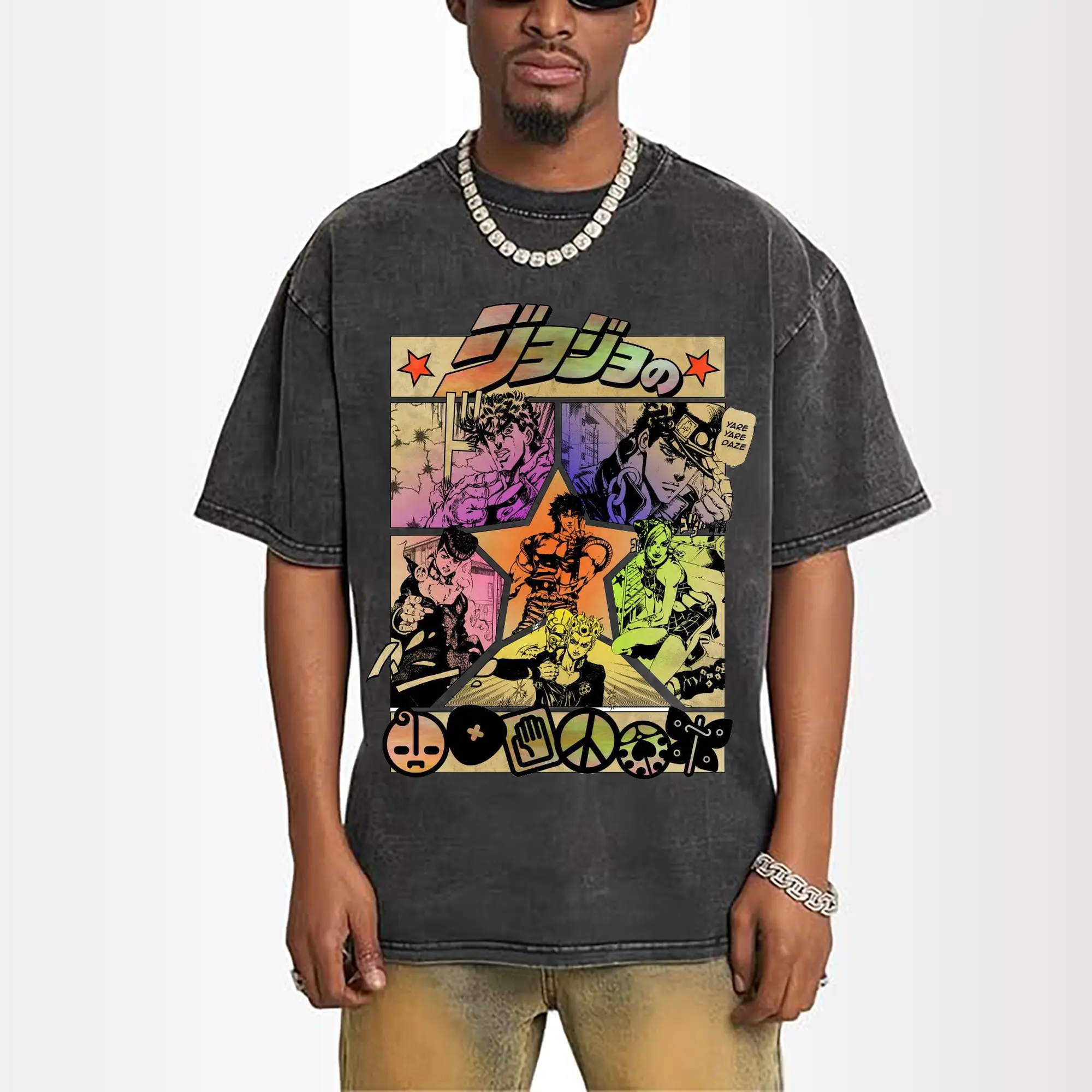 JoJo's Bizarre Adventure Vintage Manga Collage DIY