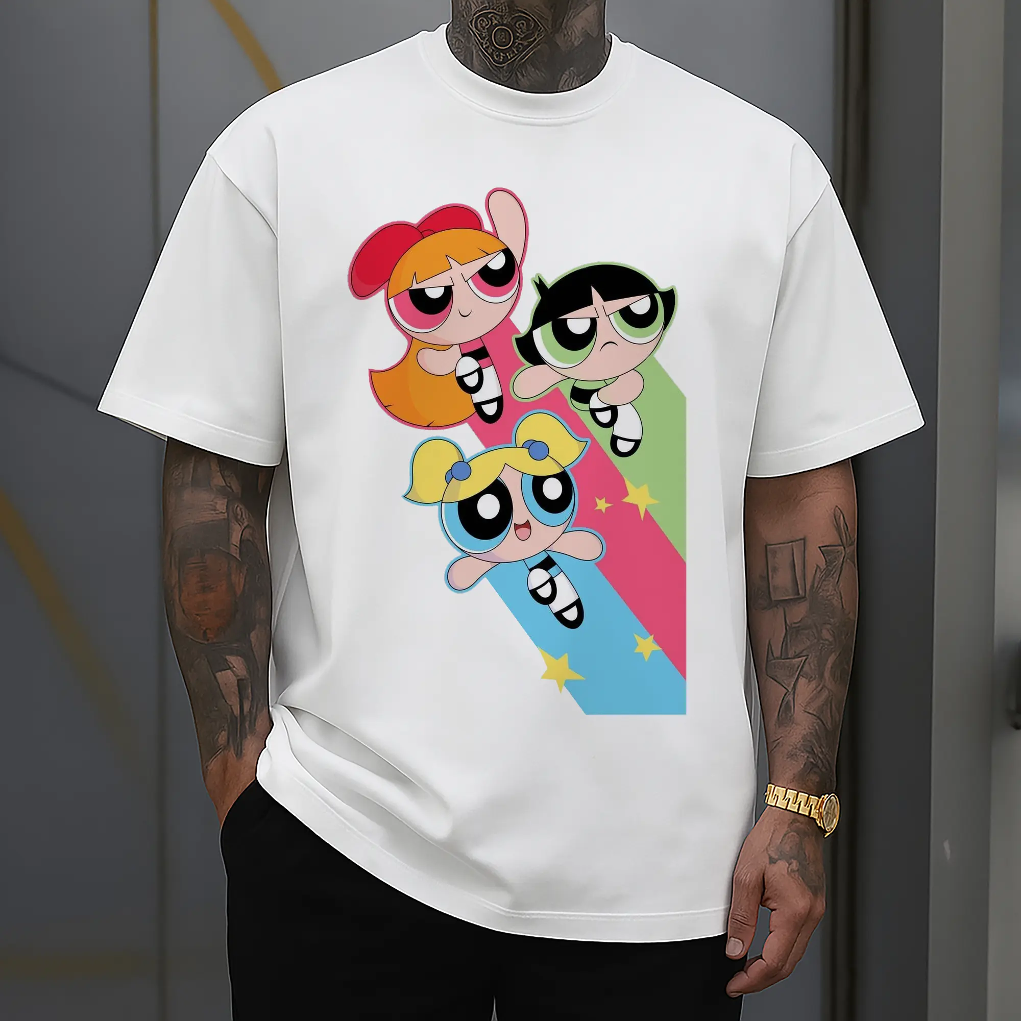 The Powerpuff Girls Cute Style DIY Shirt