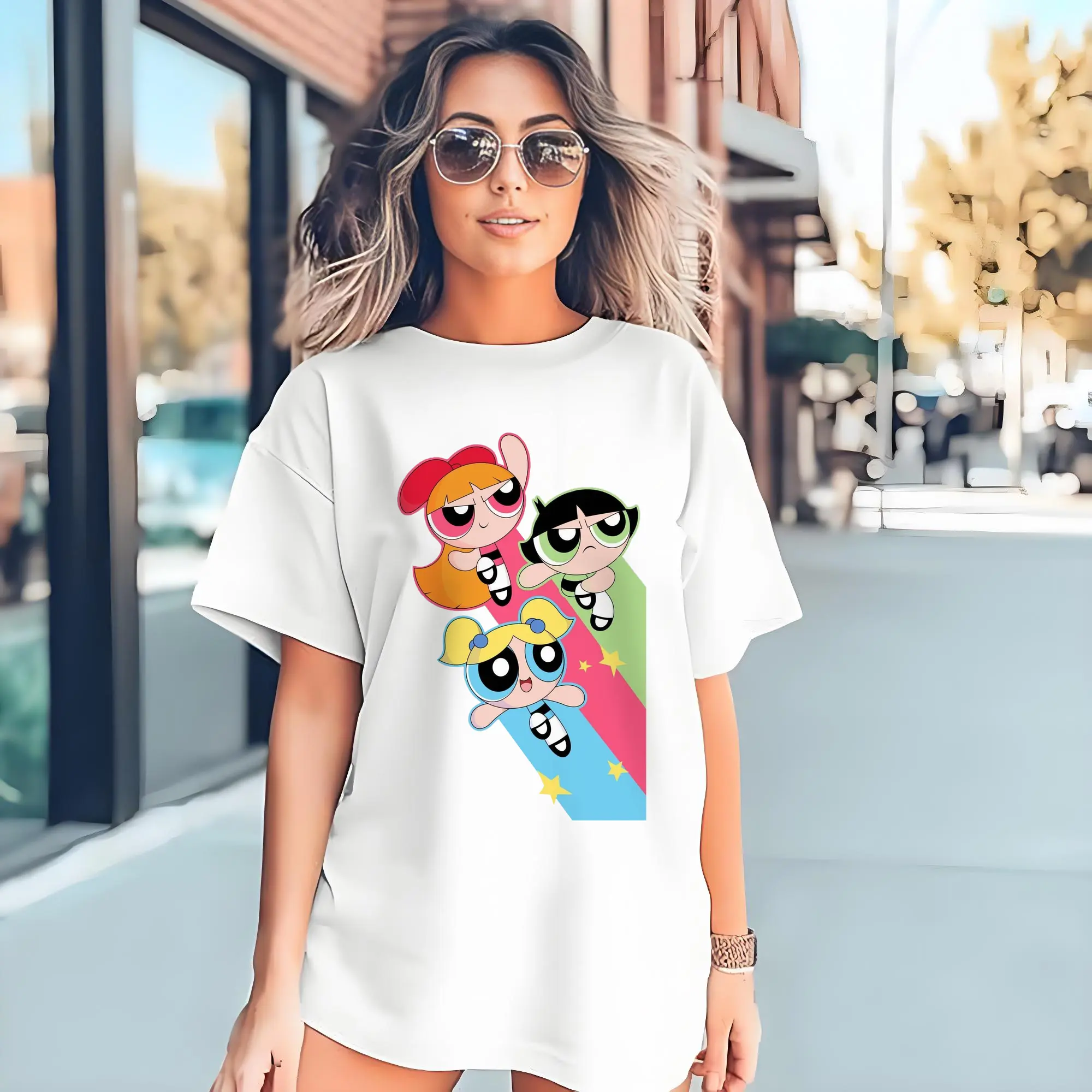 The Powerpuff Girls Cute Style DIY Shirt