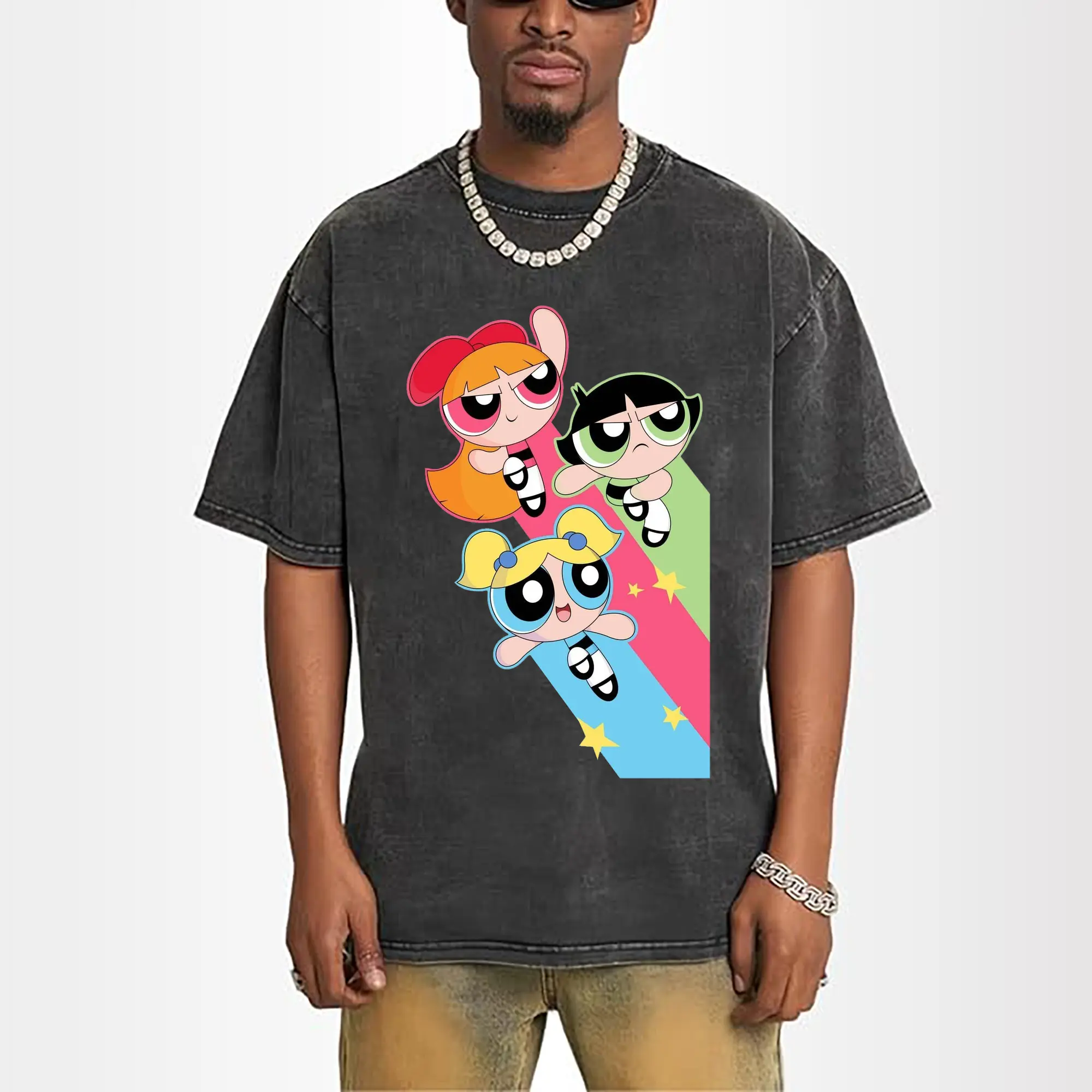 The Powerpuff Girls Cute Style DIY Shirt