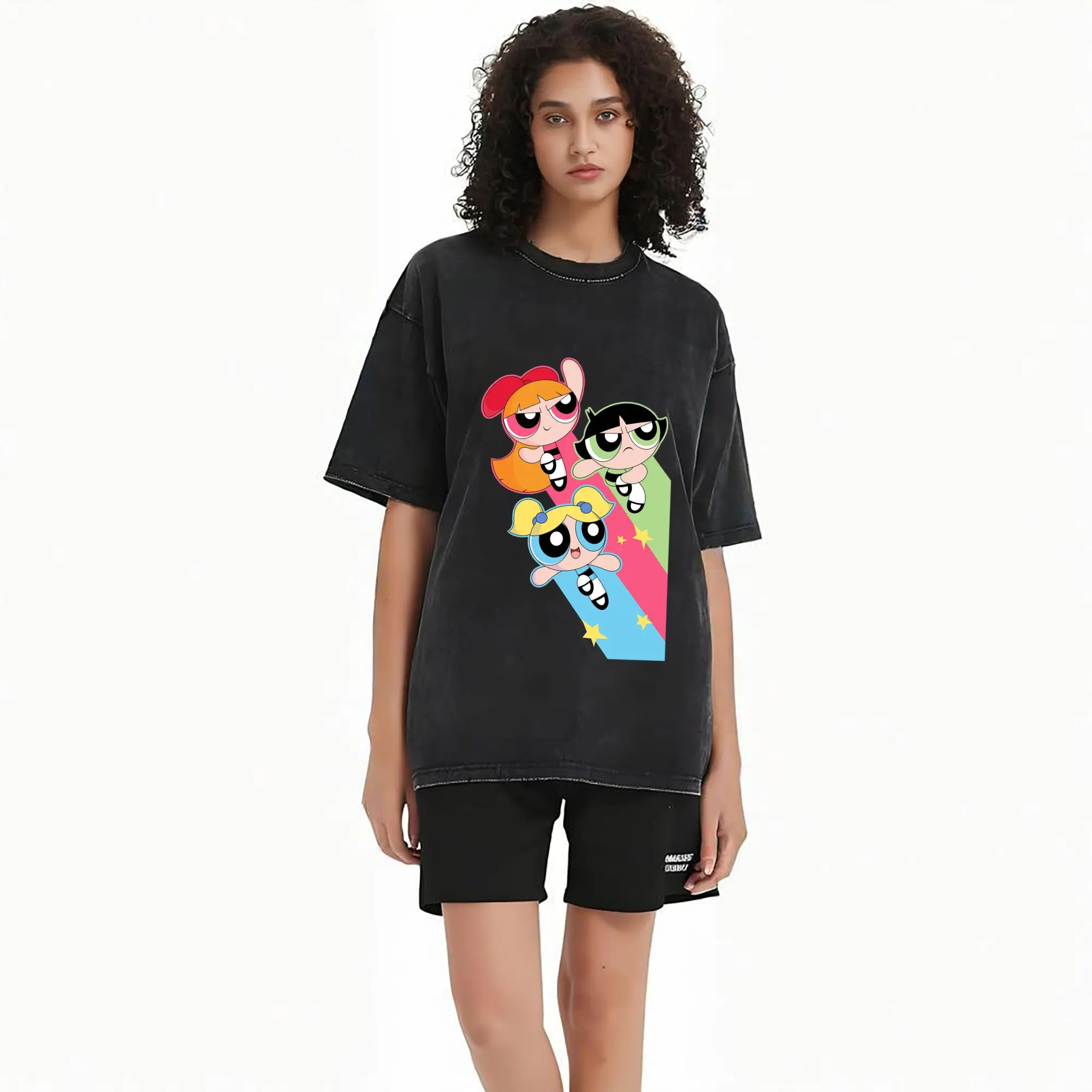 The Powerpuff Girls Cute Style DIY Shirt